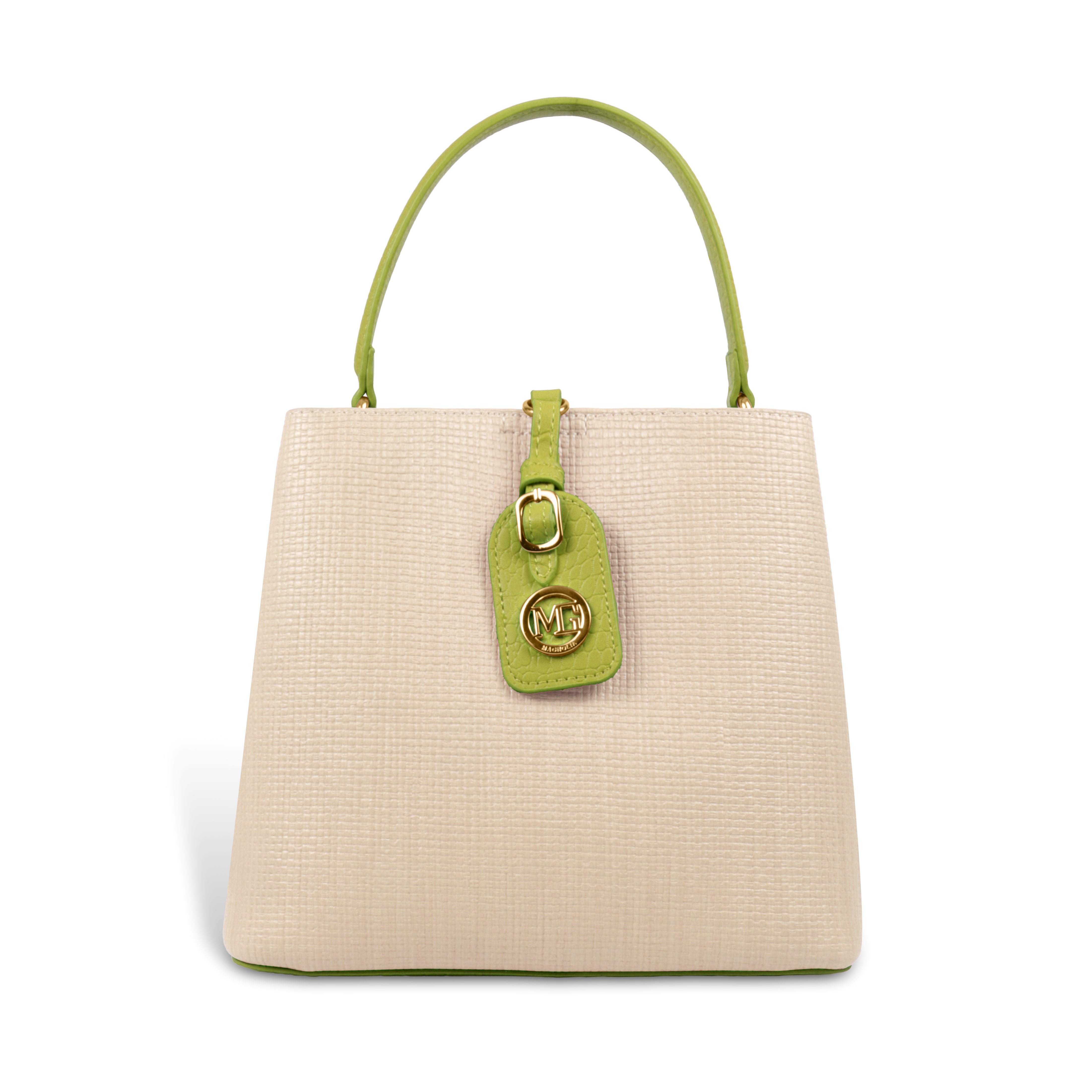 Fashionable Structured Handbag with Dual Handles