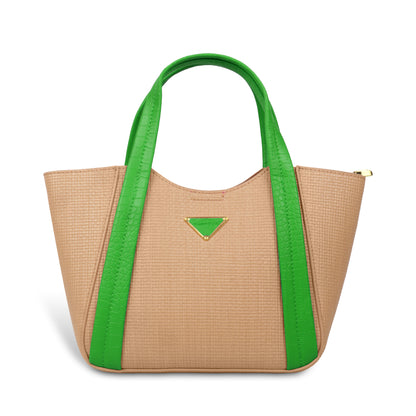 Trendy Leather Tote Bag with Detachable Shoulder Strap & Spacious Interior