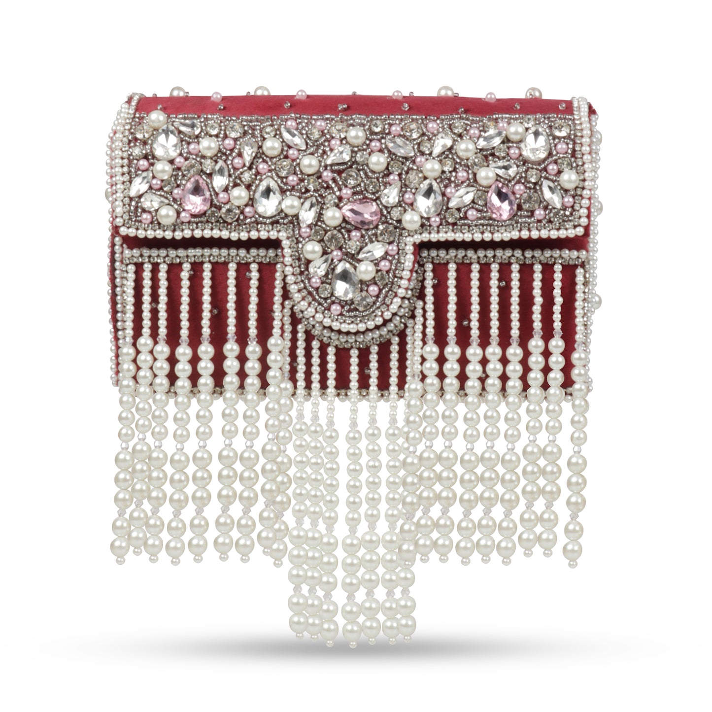 Magnolia Traditional Potli Style Handbag with Beadwork