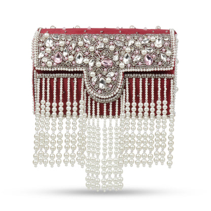 Magnolia Traditional Potli Style Handbag with Beadwork