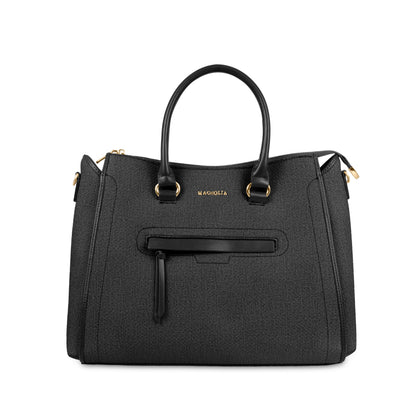 Magnolia Stylish Textured Handbag for Women - Elegant Shoulder Tote with Detachable Strap
