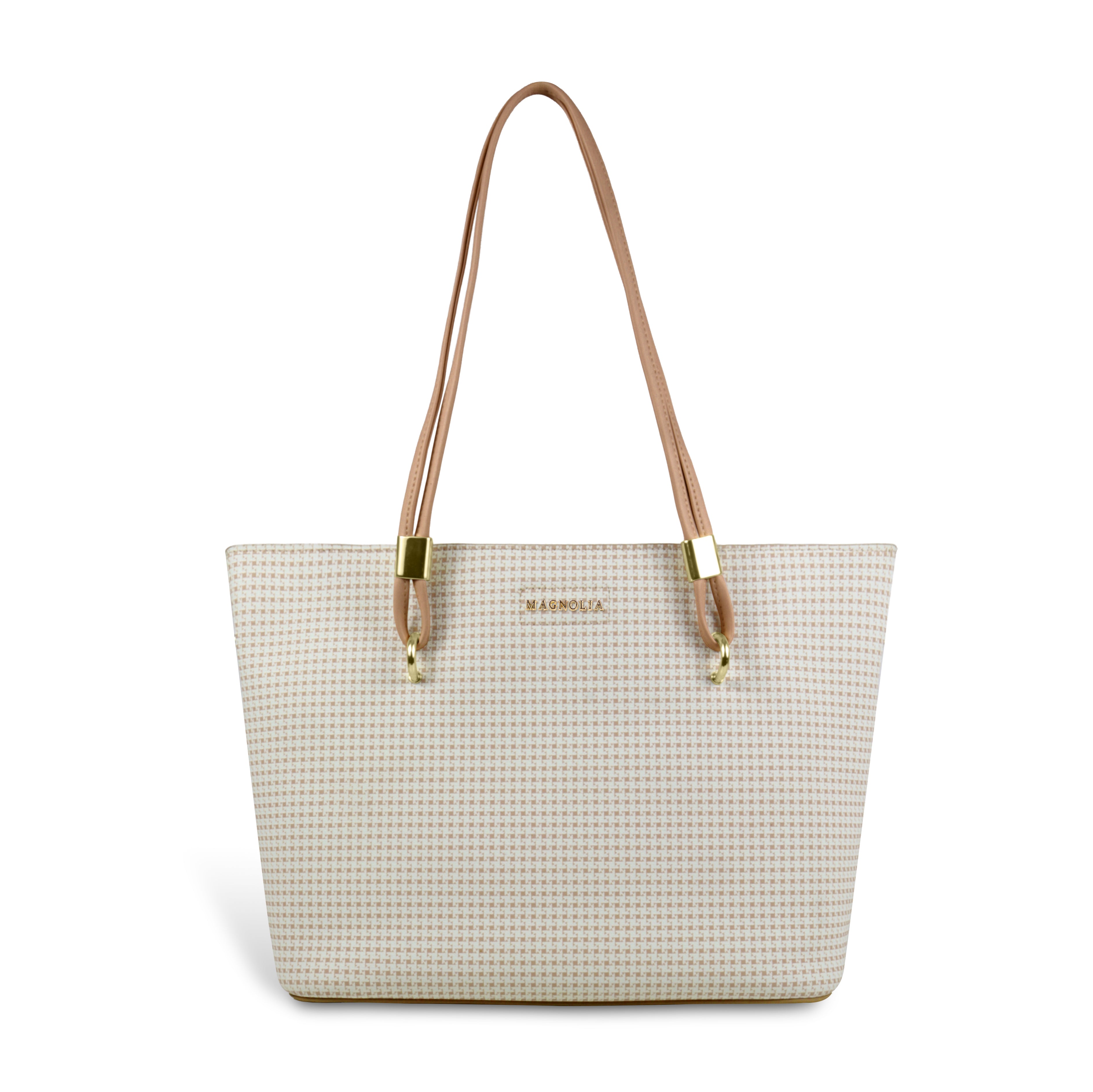 Magnolia Stylish Textured Tote Bag for Women with Spacious Compartments