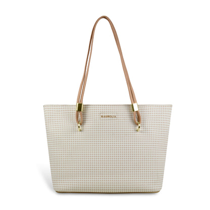 Magnolia Stylish Textured Tote Bag for Women with Spacious Compartments