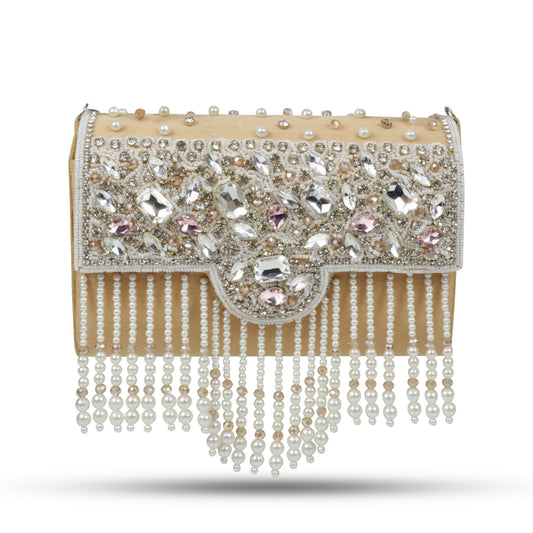 Traditional Potli Style Handbag with Beadwork