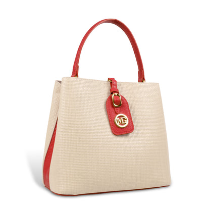 Fashionable Structured Handbag with Dual Handles