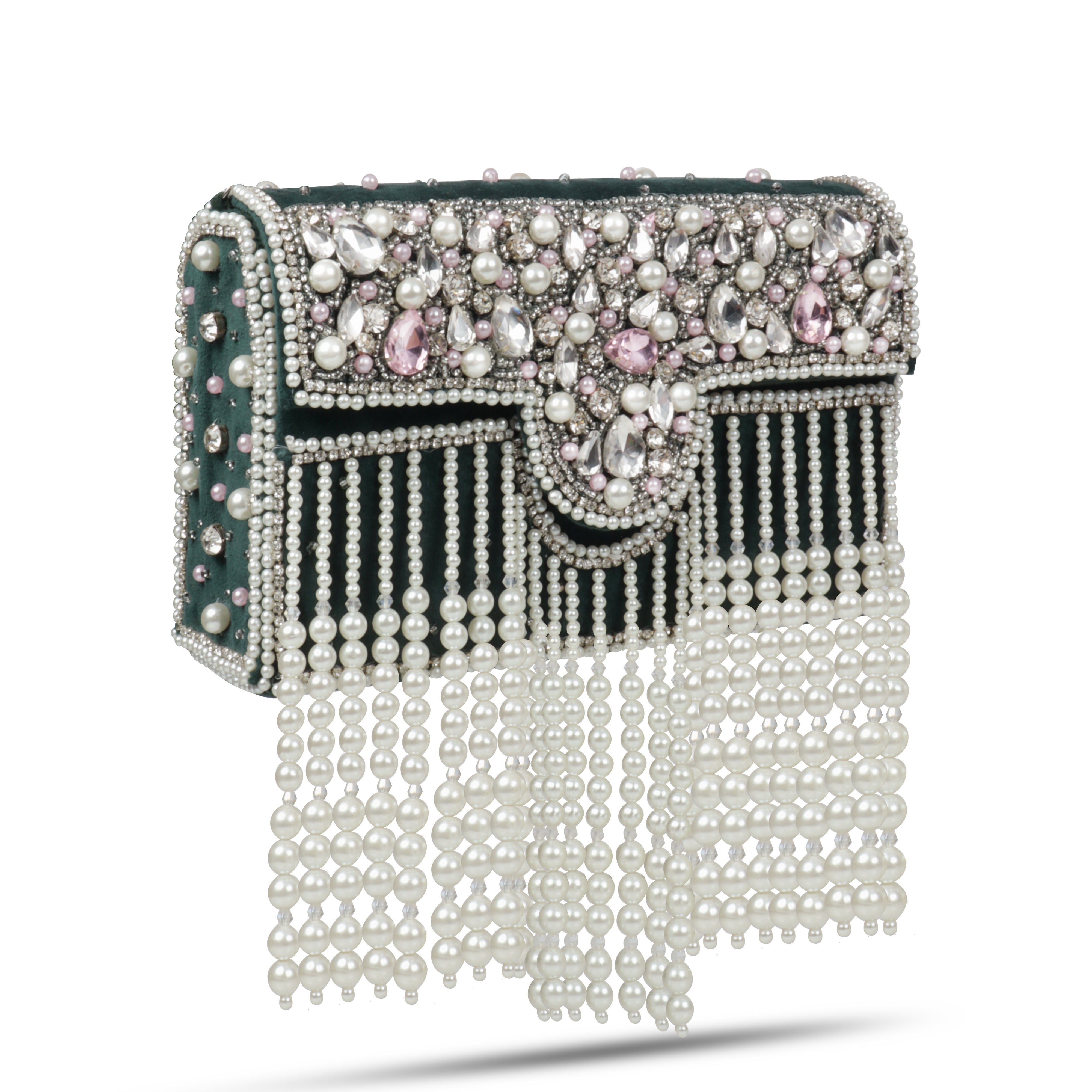 Traditional Potli Style Handbag with Beadwork