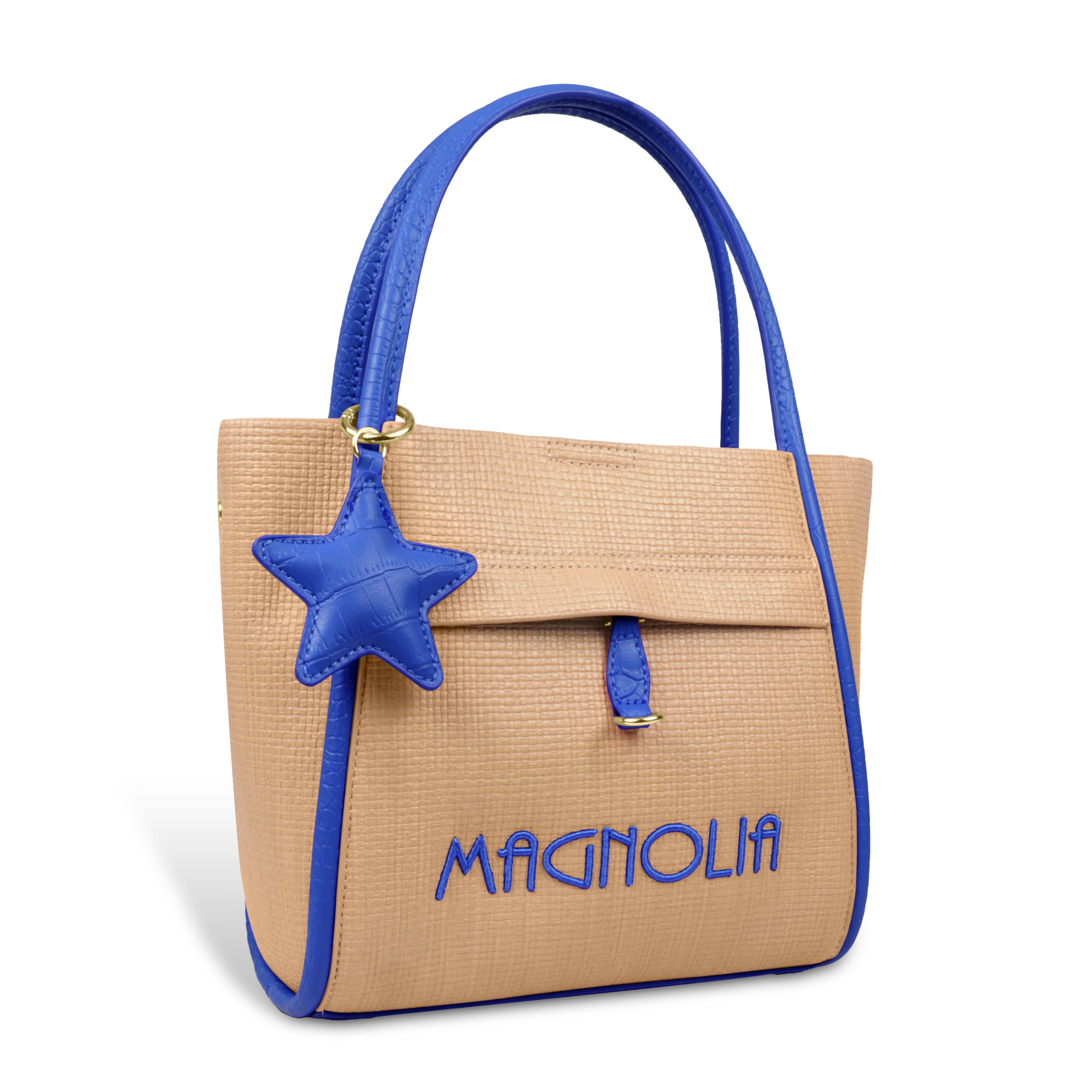 Premium Tote Handbag with Star Charm & Dual Handle Design