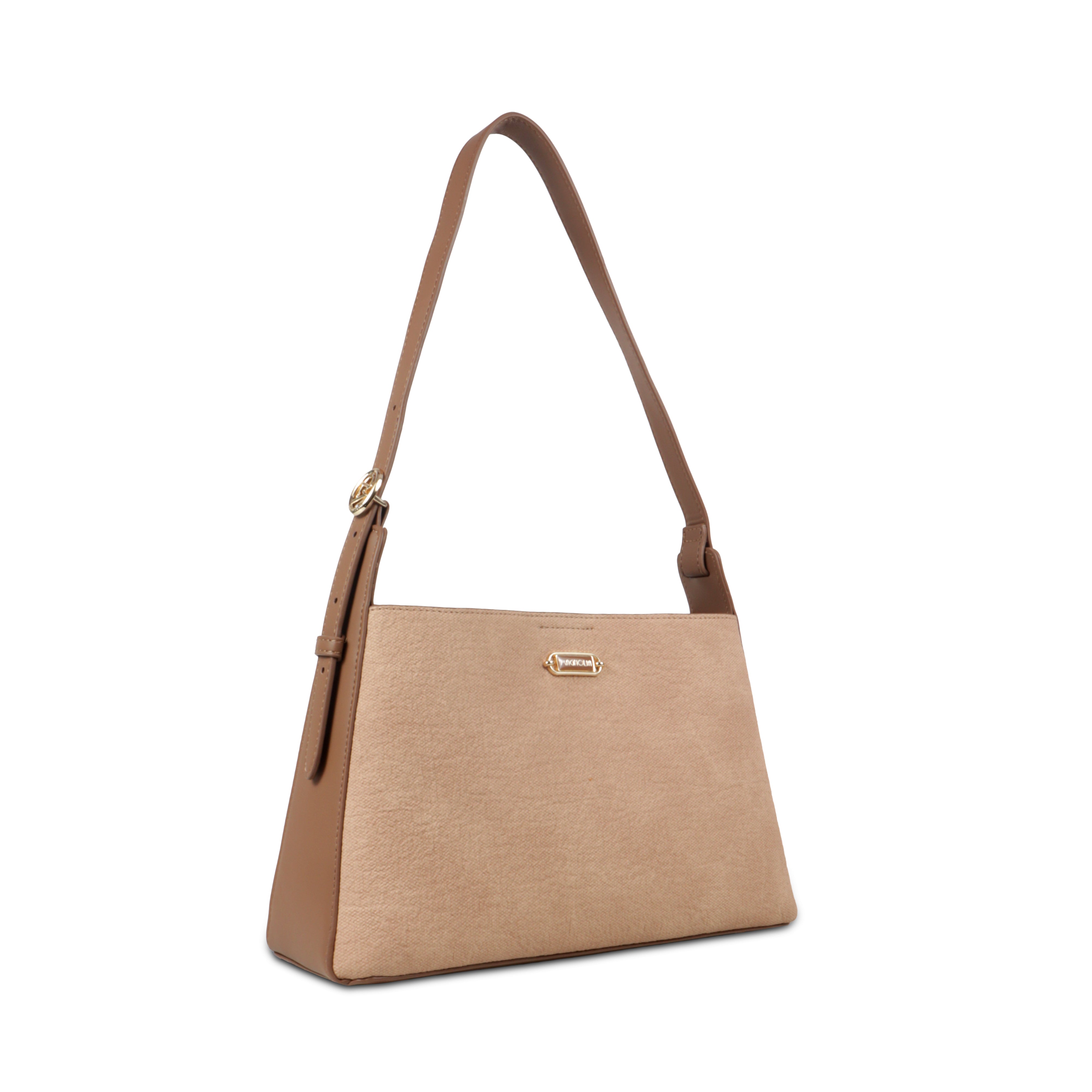 Magnolia Premium Textured Handbag for Women with Detachable Sling Strap