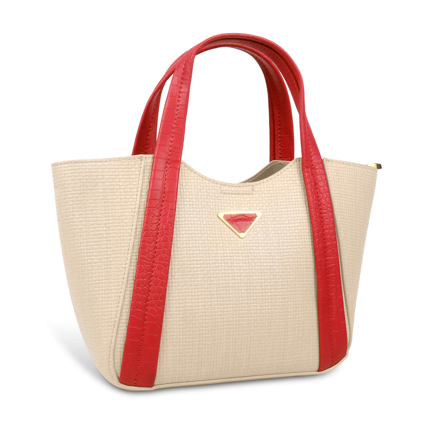 Trendy Leather Tote Bag with Detachable Shoulder Strap & Spacious Interior