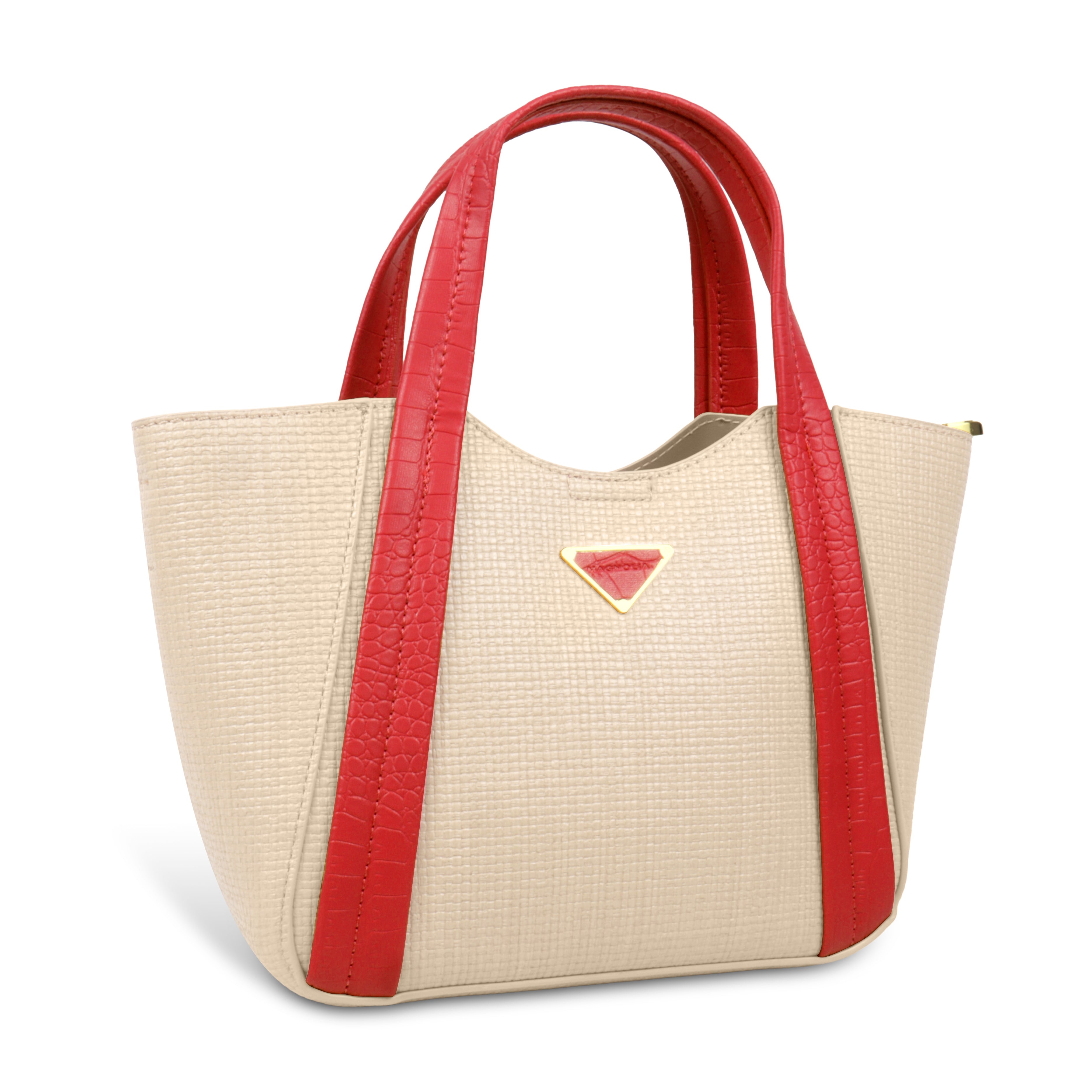 Trendy Leather Tote Bag with Detachable Shoulder Strap & Spacious Interior