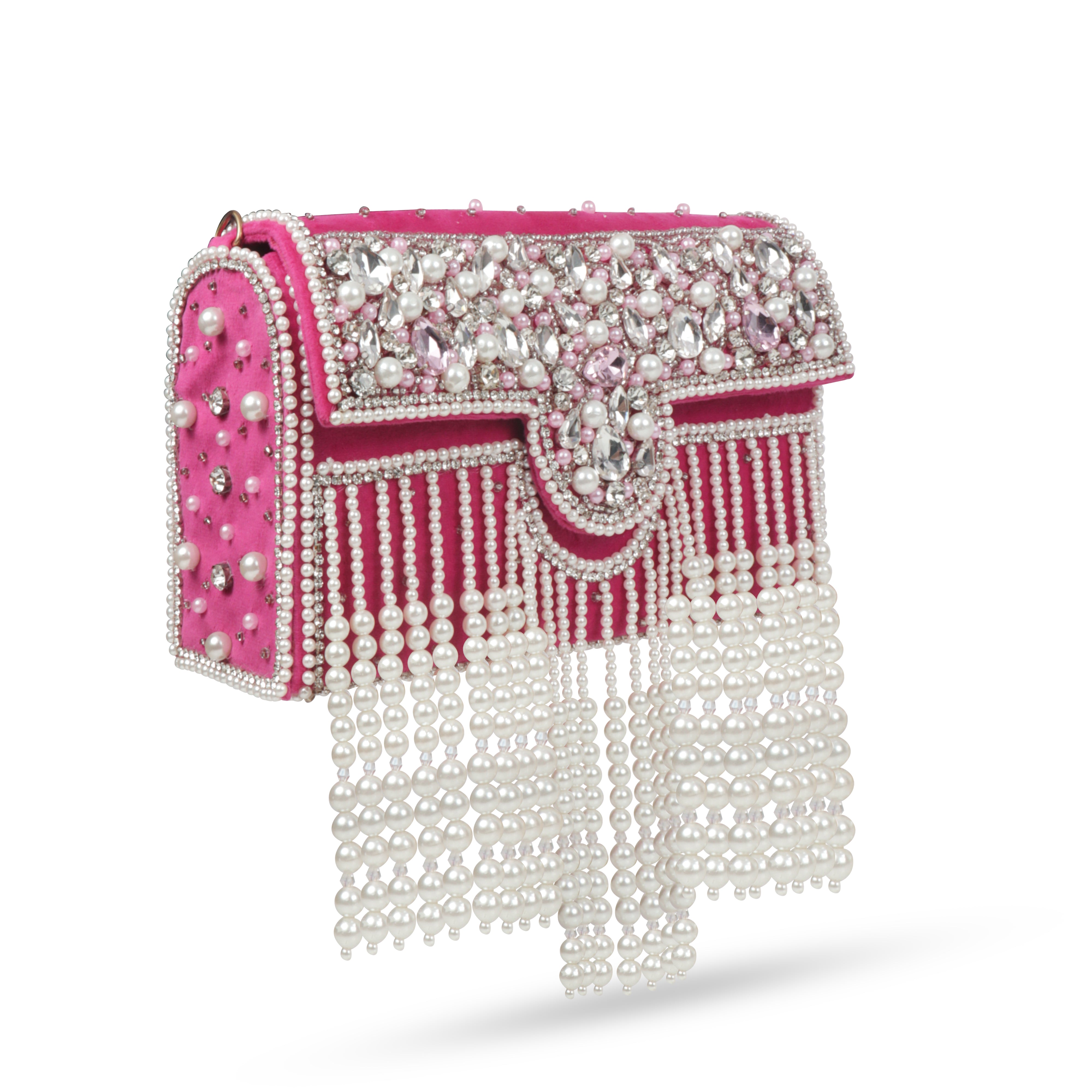 Traditional Potli Style Handbag with Beadwork