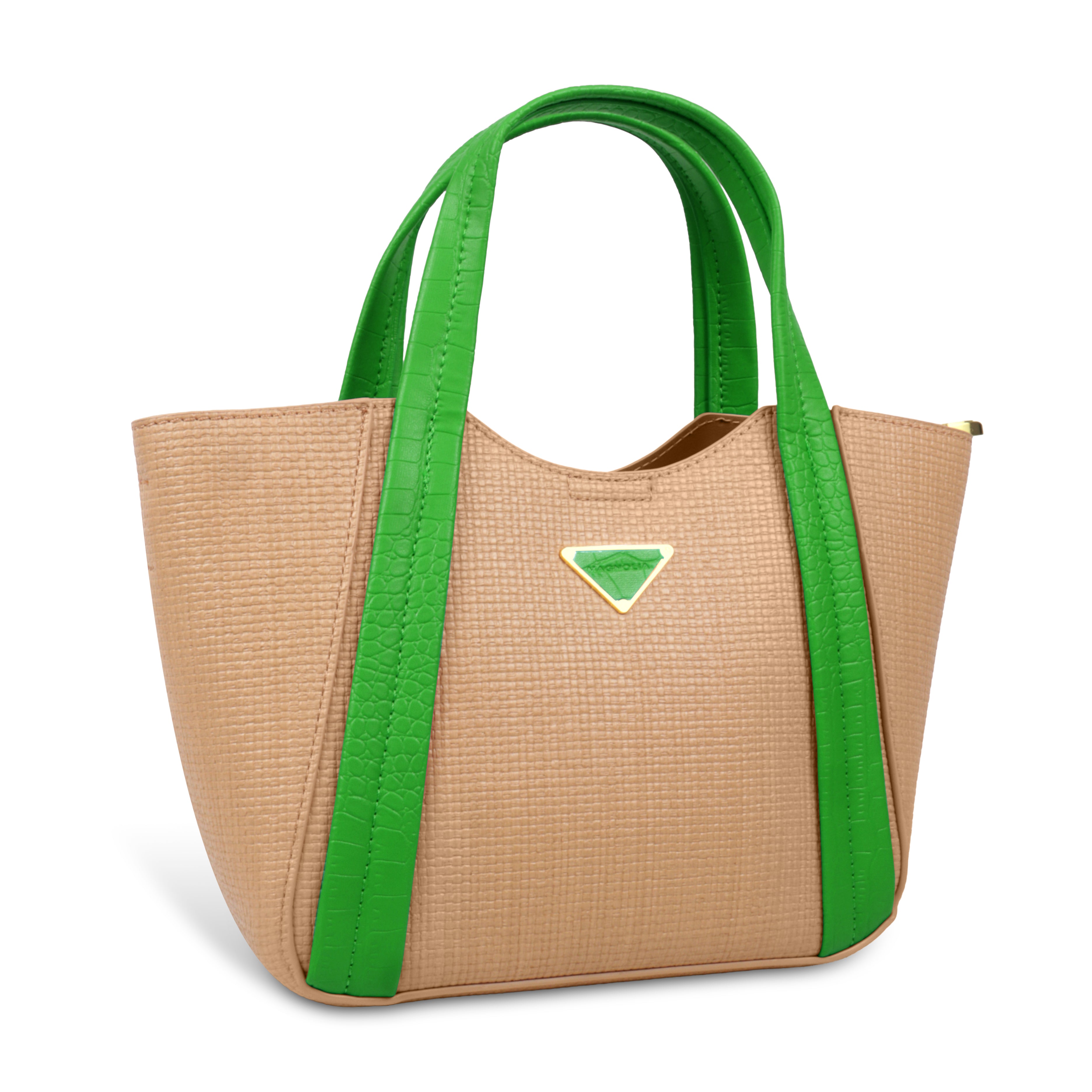 Trendy Leather Tote Bag with Detachable Shoulder Strap & Spacious Interior