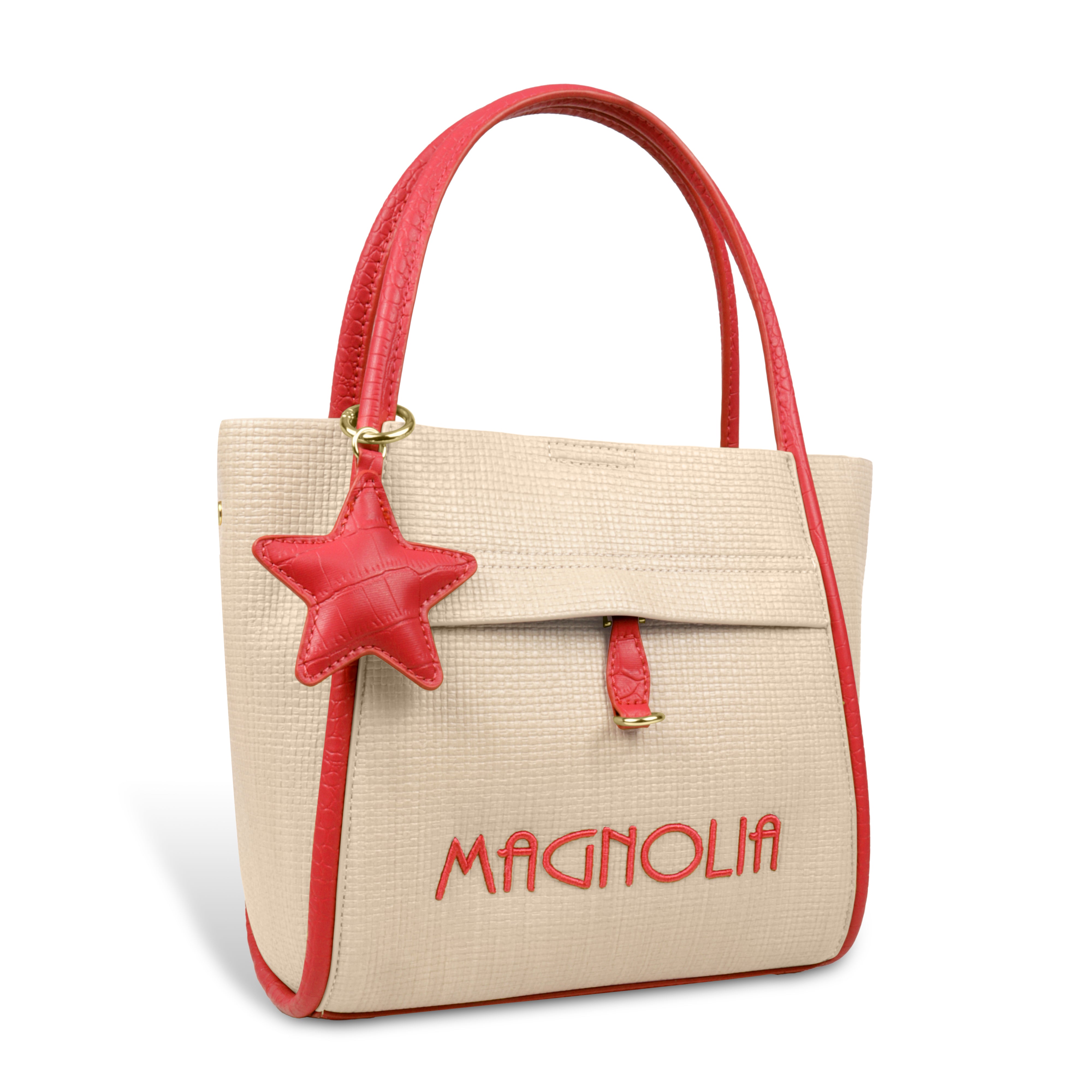 Premium Tote Handbag with Star Charm & Dual Handle Design