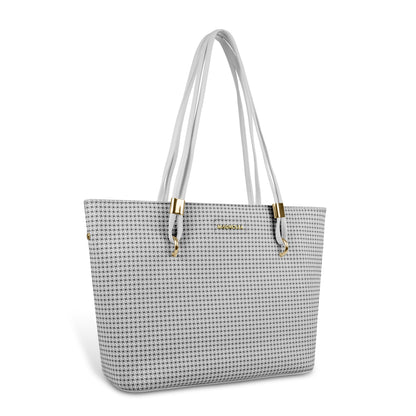 Magnolia Stylish Textured Tote Bag for Women with Spacious Compartments