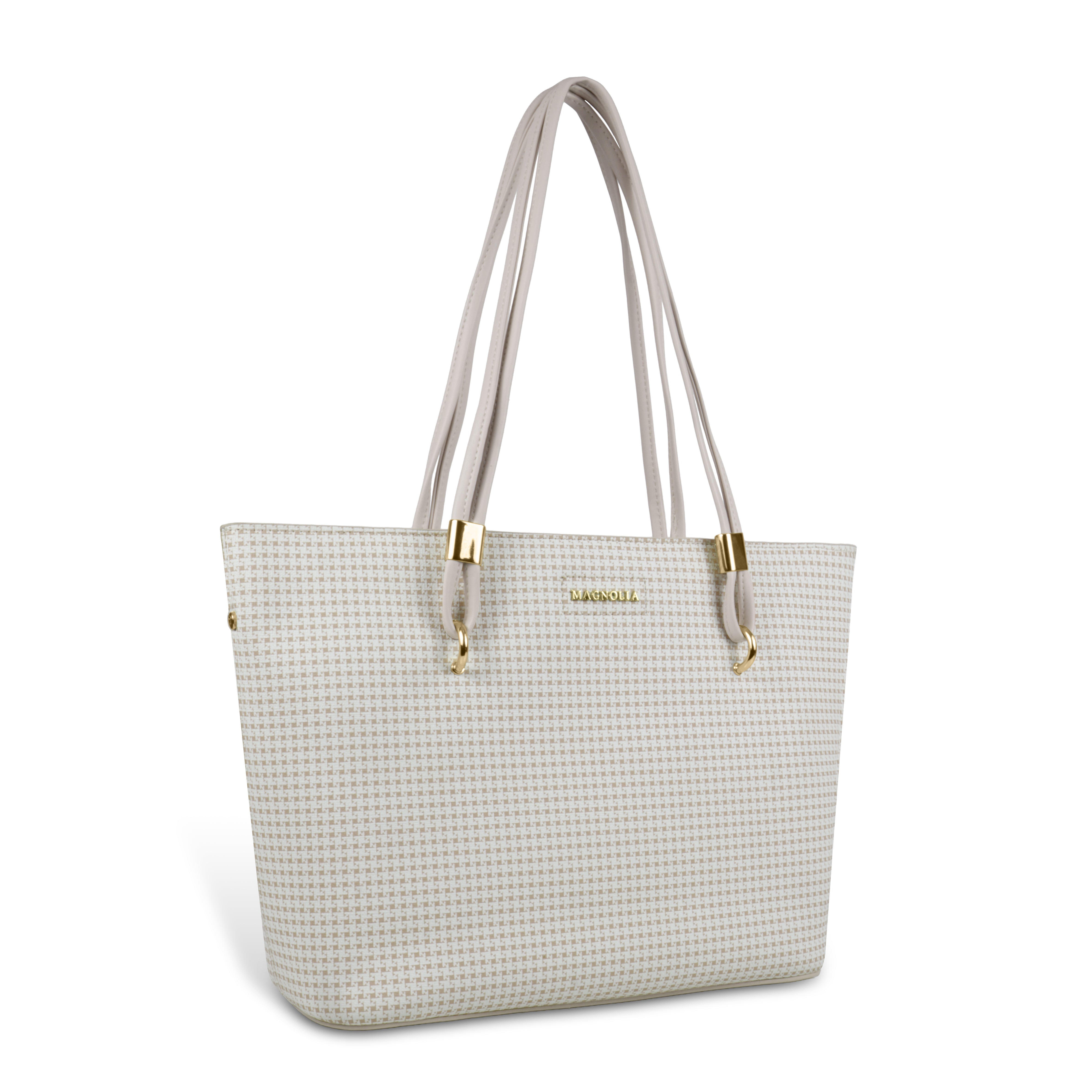 Magnolia Stylish Textured Tote Bag for Women with Spacious Compartments