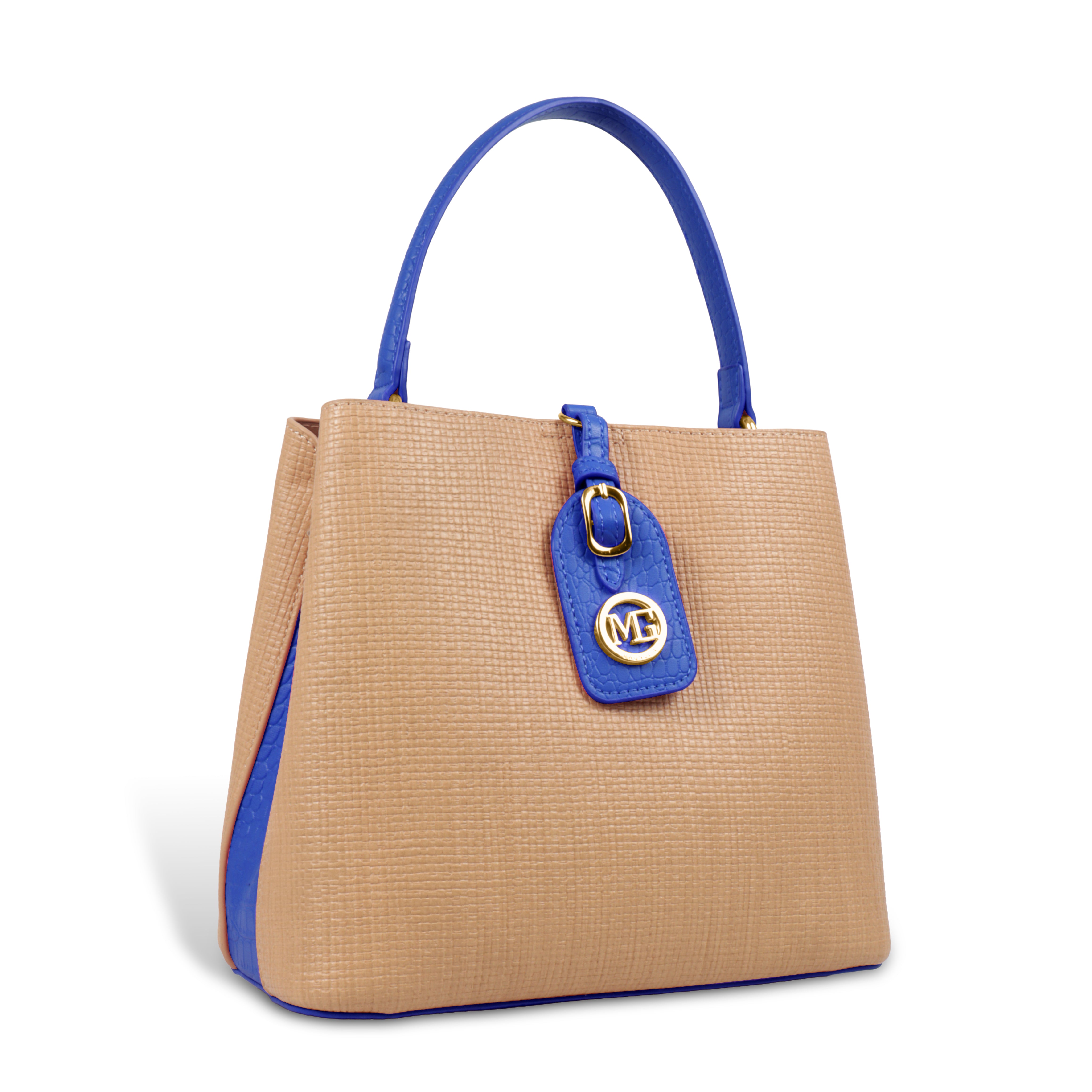 Fashionable Structured Handbag with Dual Handles