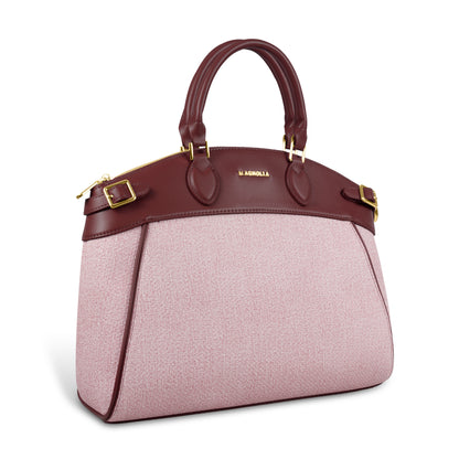 Trendy Leather Tote Bag with Detachable Shoulder Strap & Spacious Interior