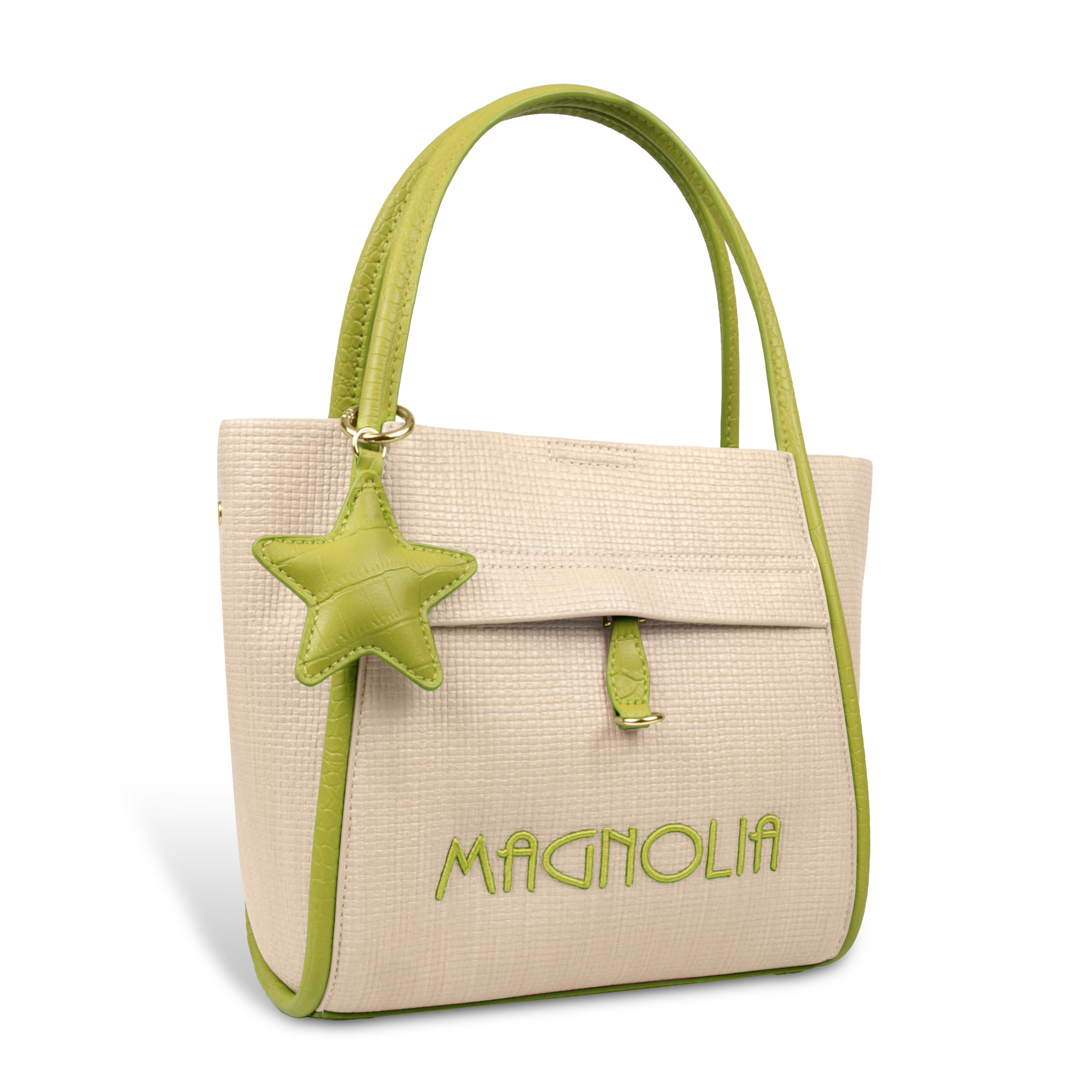 Premium Tote Handbag with Star Charm & Dual Handle Design