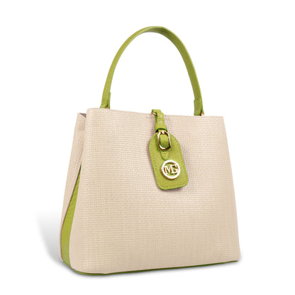 Fashionable Structured Handbag with Dual Handles