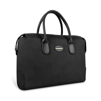 Magnolia Elegant Structured Handbag for Women - Premium Shoulder Tote with Top Handles & Detachable Strap