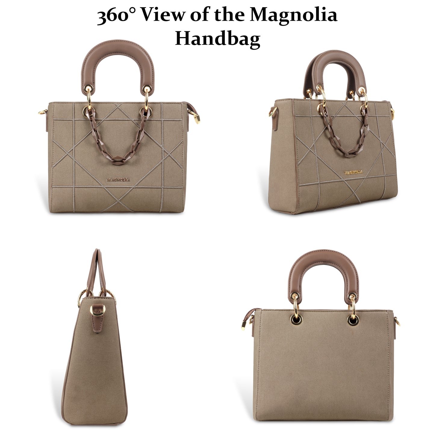 Magnolia Luxury Handbag Trendy Women's Shoulder & Hand Carry Bag