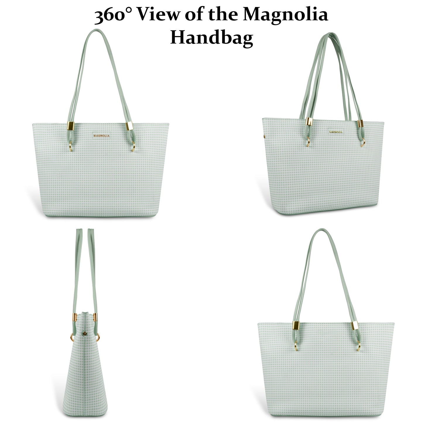Magnolia Stylish Textured Tote Bag for Women with Spacious Compartments