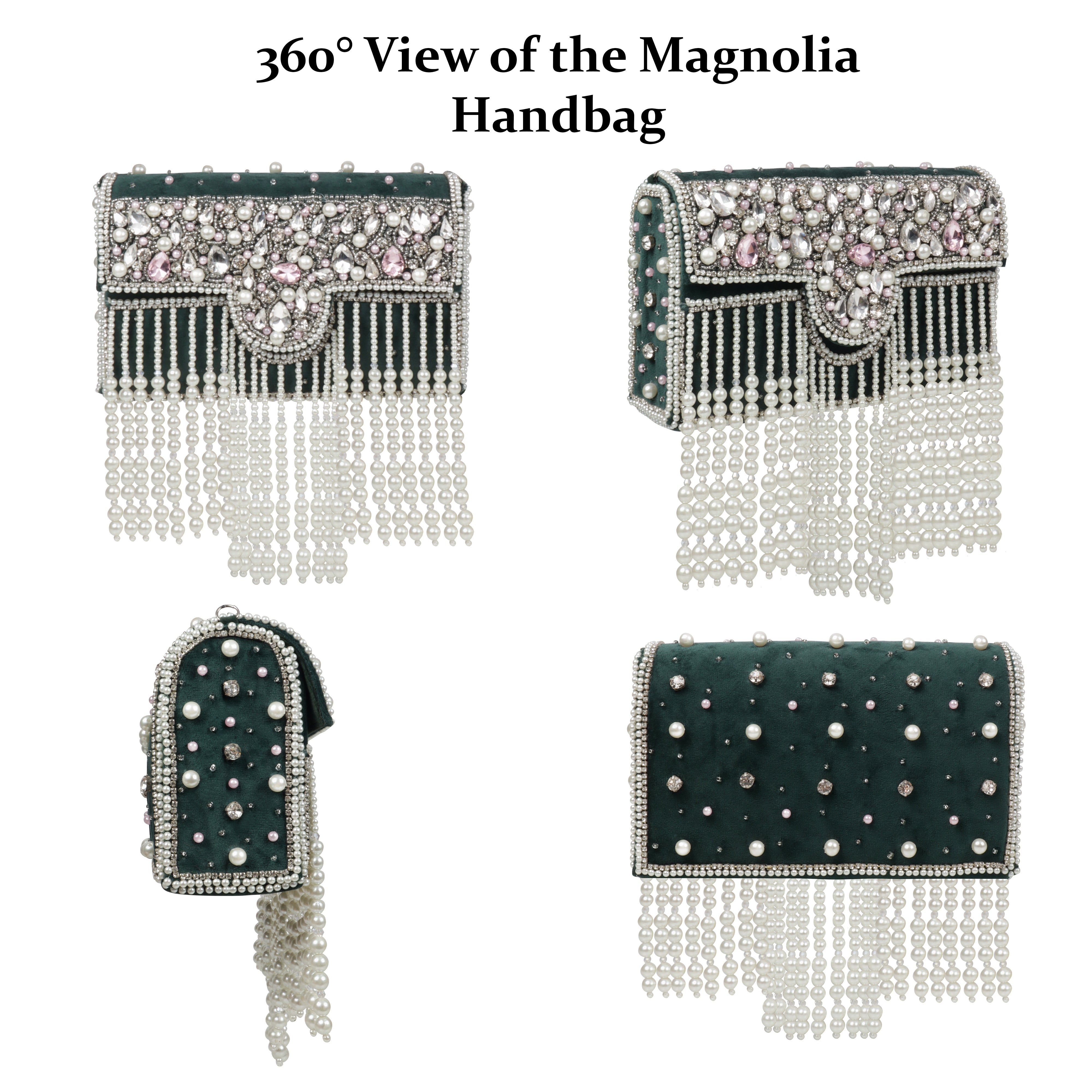 Traditional Potli Style Handbag with Beadwork