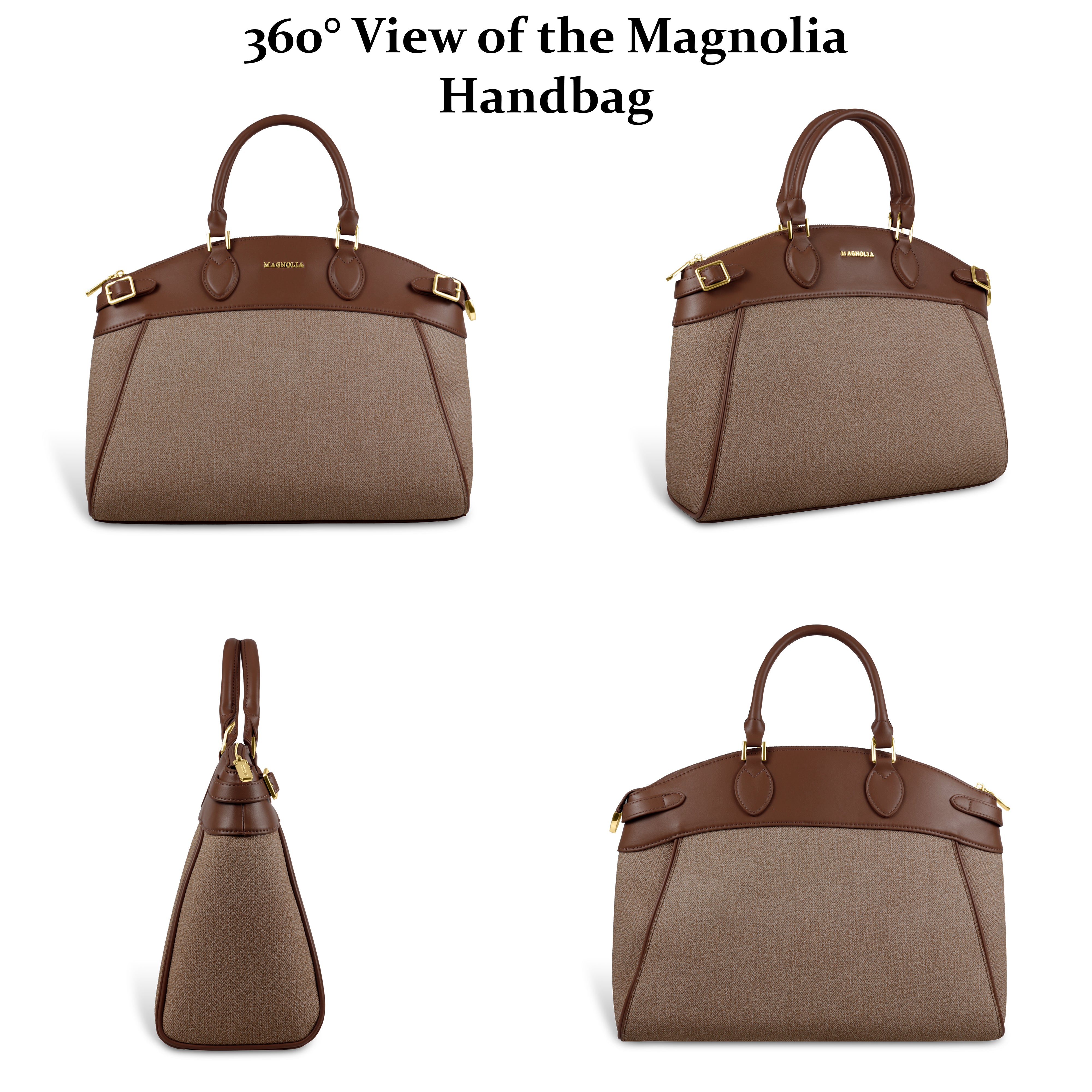 Trendy Leather Tote Bag with Detachable Shoulder Strap & Spacious Interior