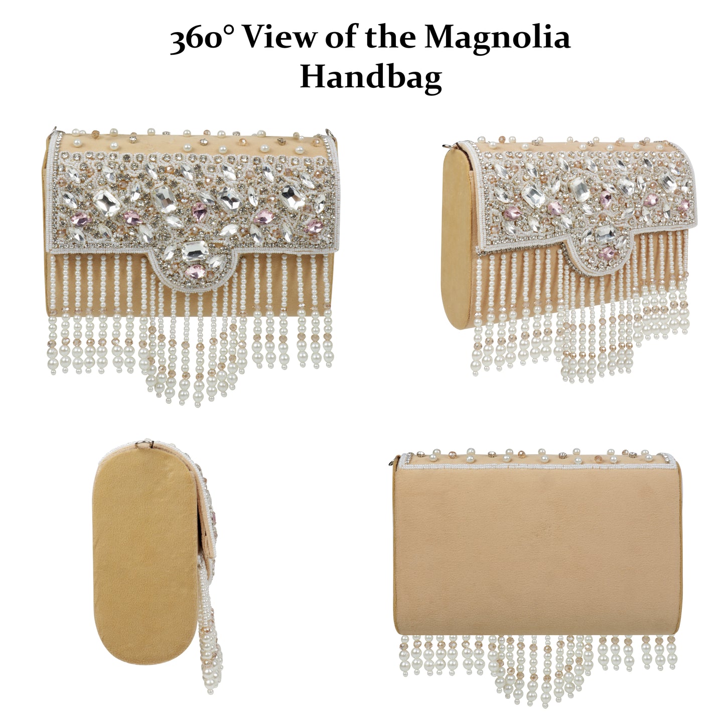 Traditional Potli Style Handbag with Beadwork