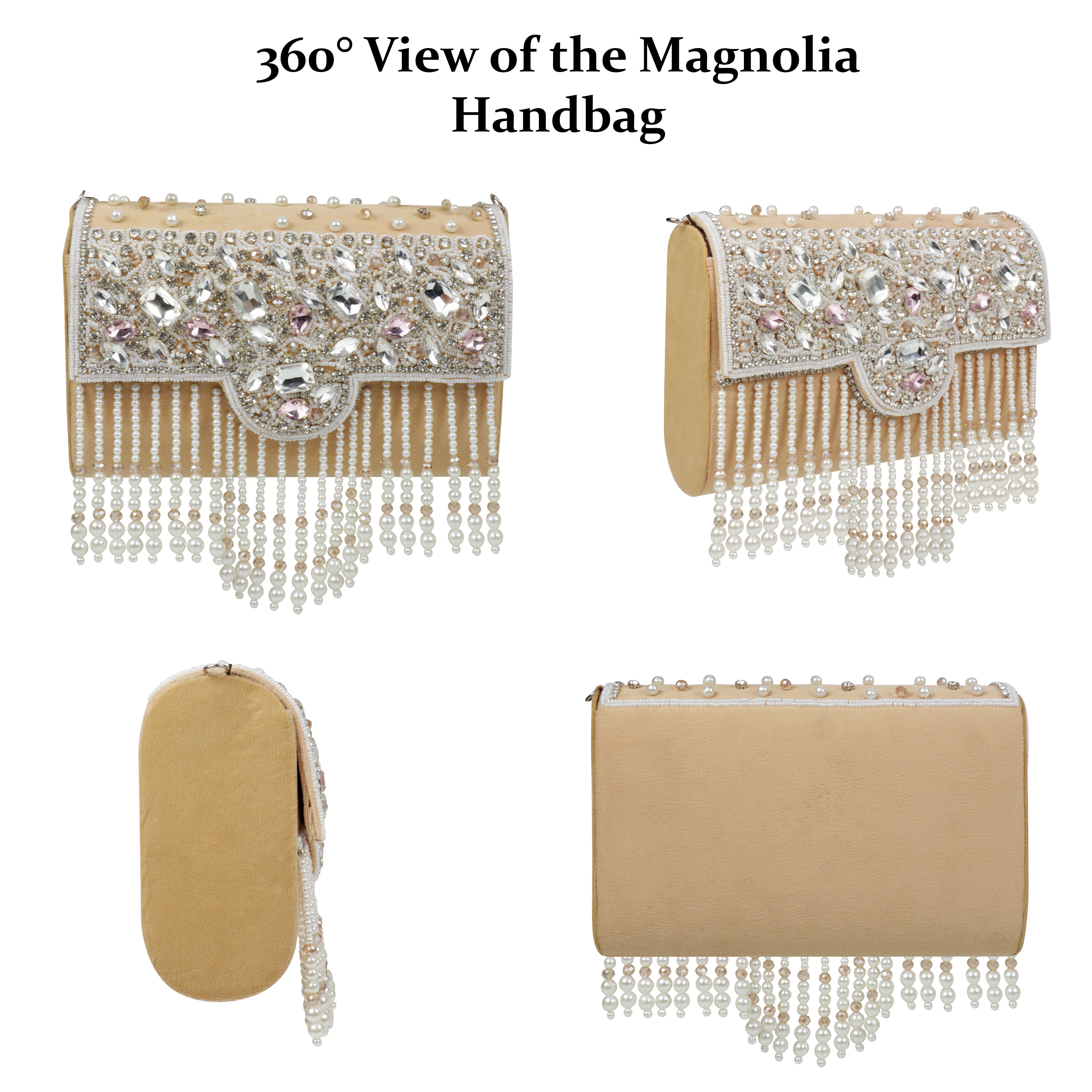 Traditional Potli Style Handbag with Beadwork