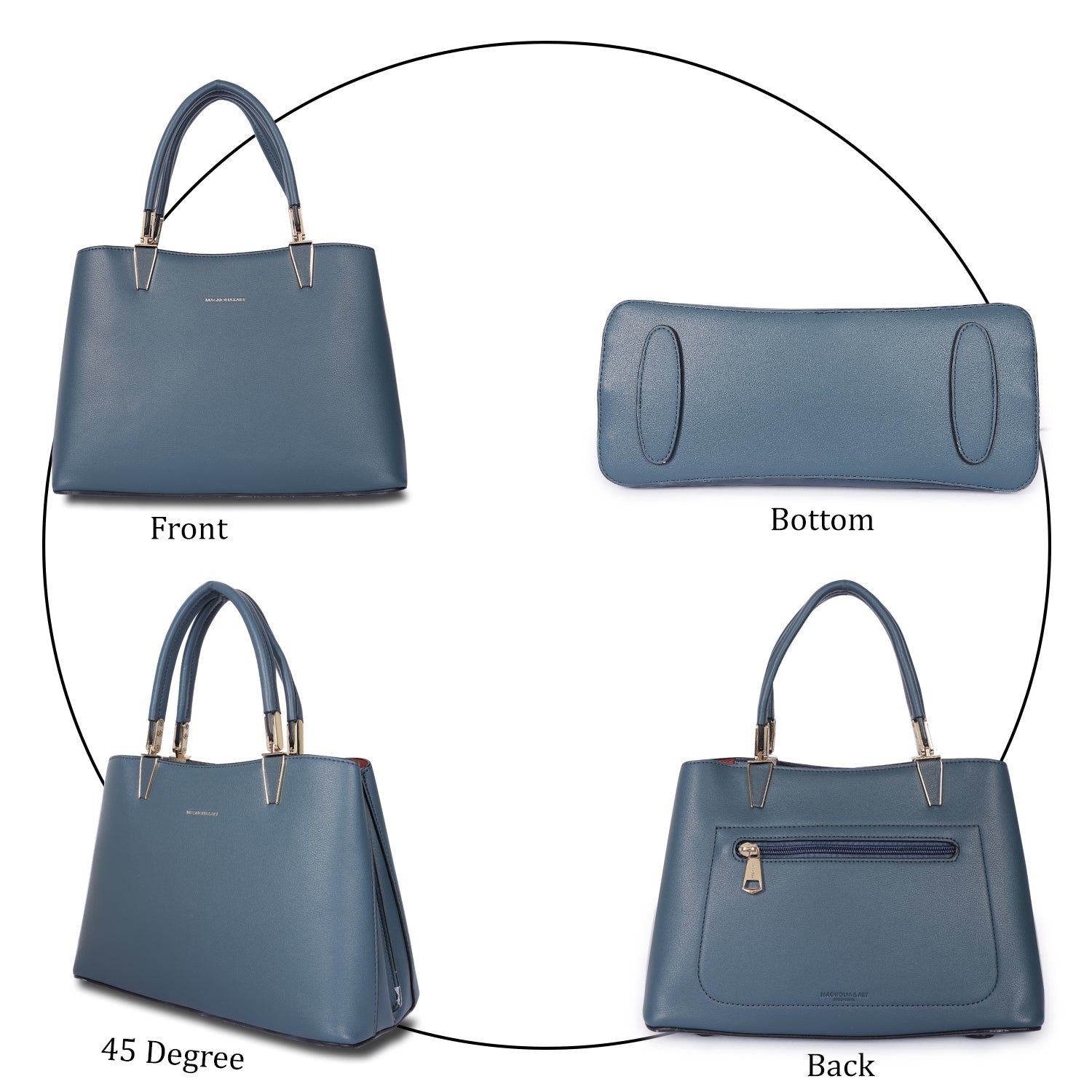 Magnolia Classic Satchel Bag Blue