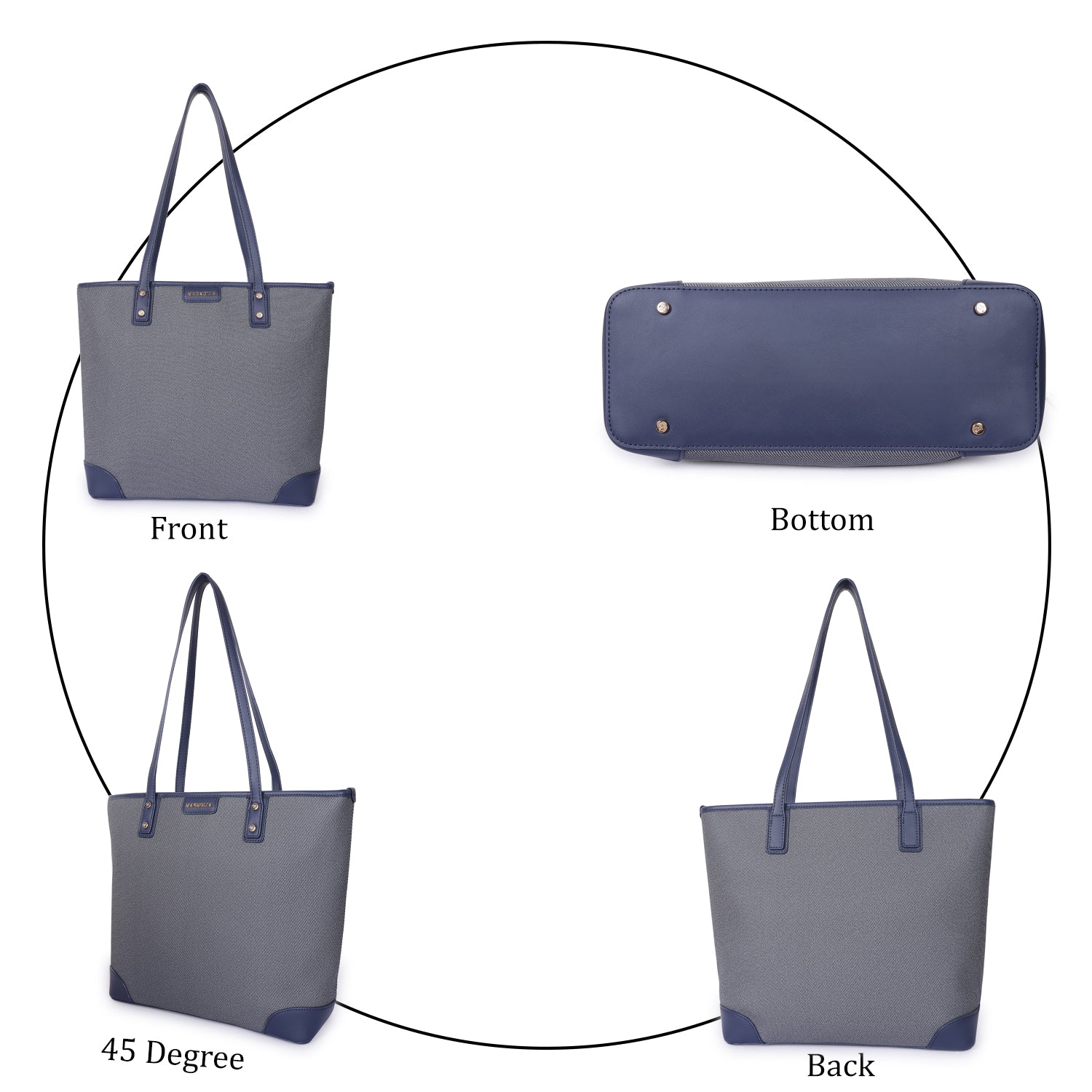 Magnolia Gloria Denim Tote Blue