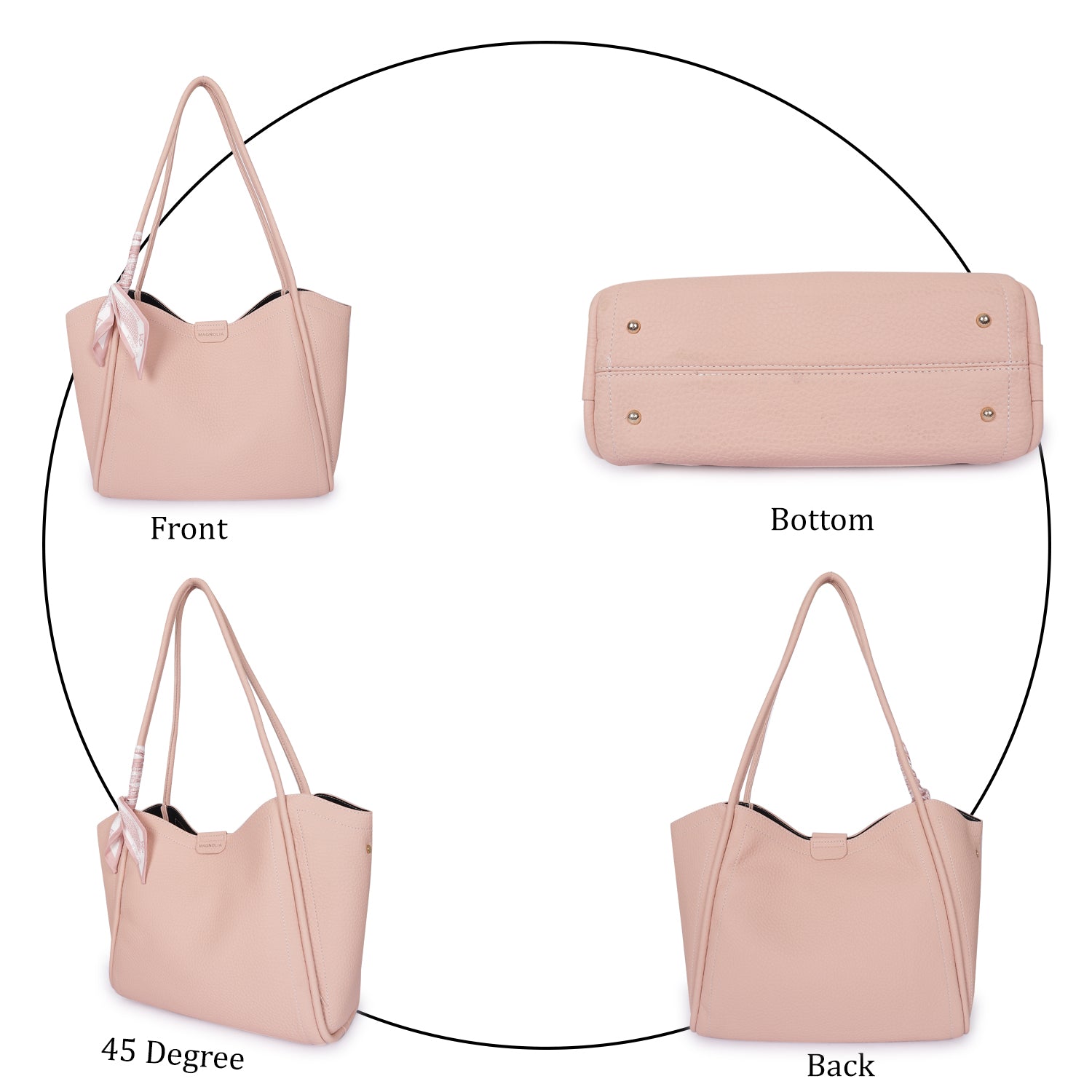 Magnolia Alex Tote Bag Baby Pink