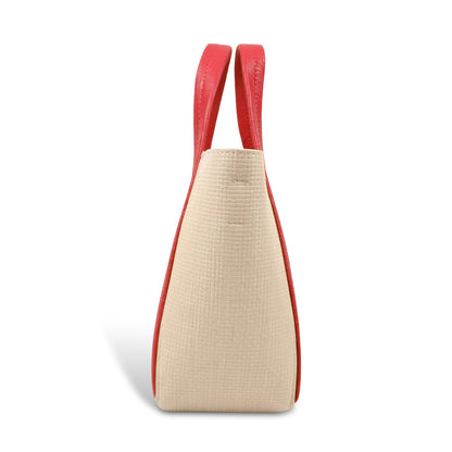 Trendy Leather Tote Bag with Detachable Shoulder Strap & Spacious Interior