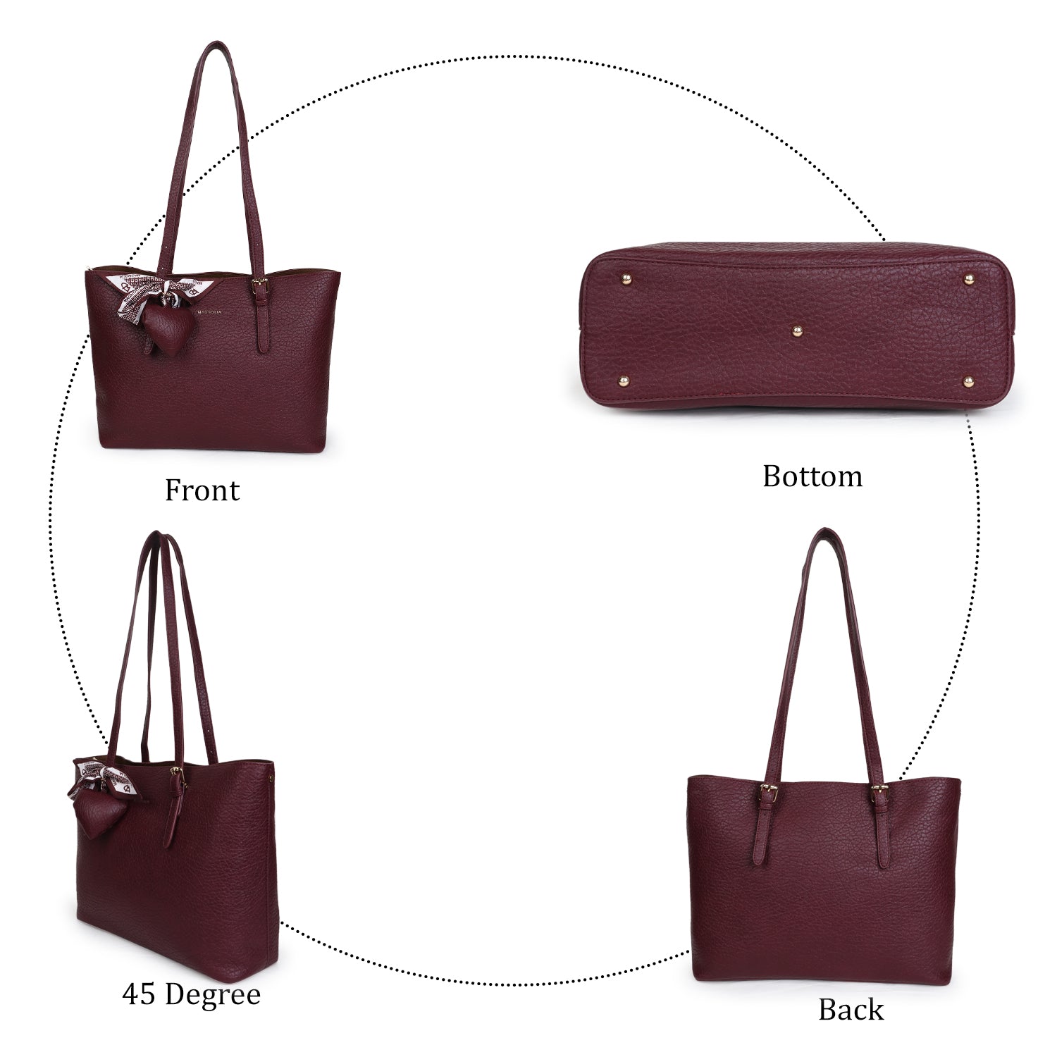 Magnolia Dion Medium Tote Bag Brown