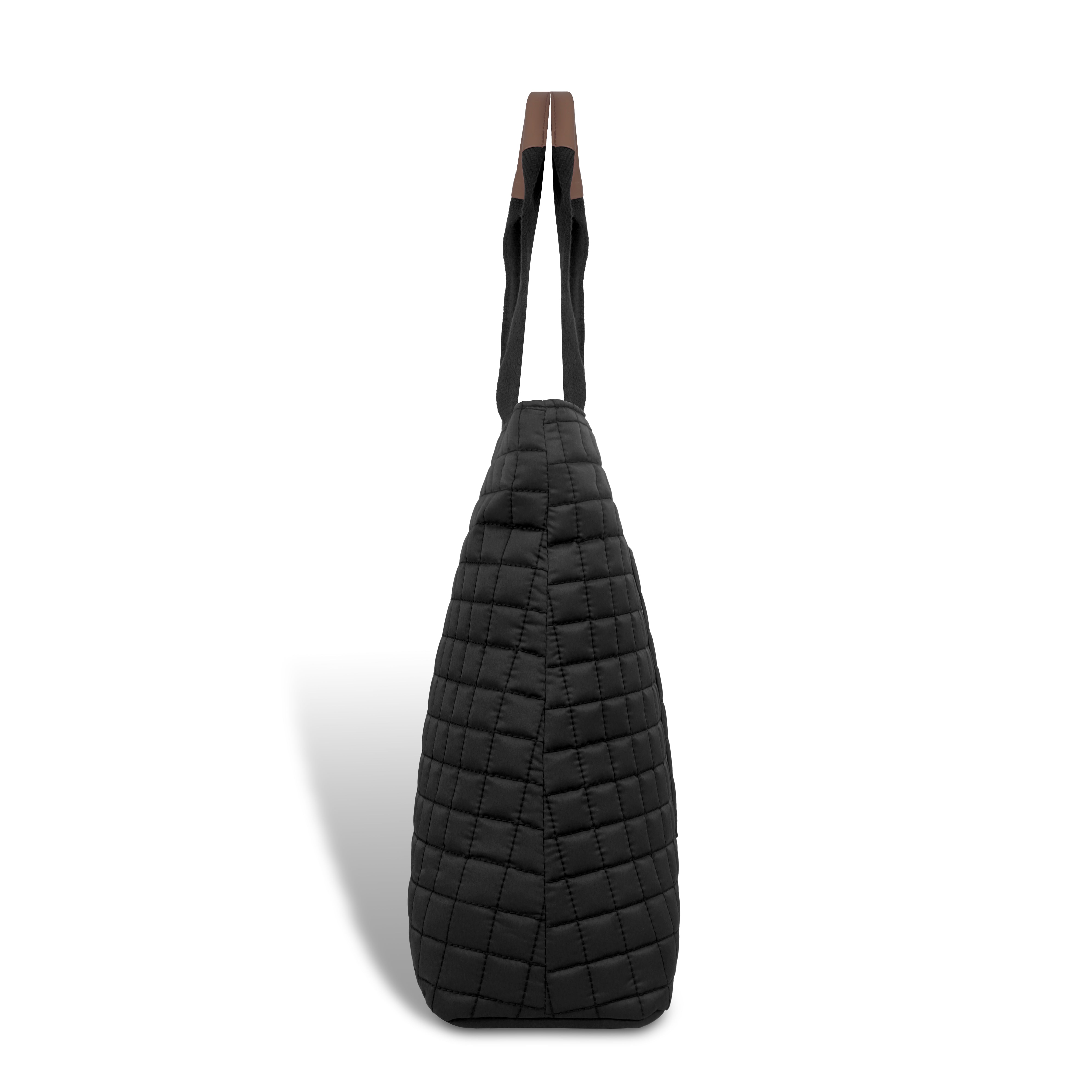 Magnolia Black Babette Large Quilted Tote Bag