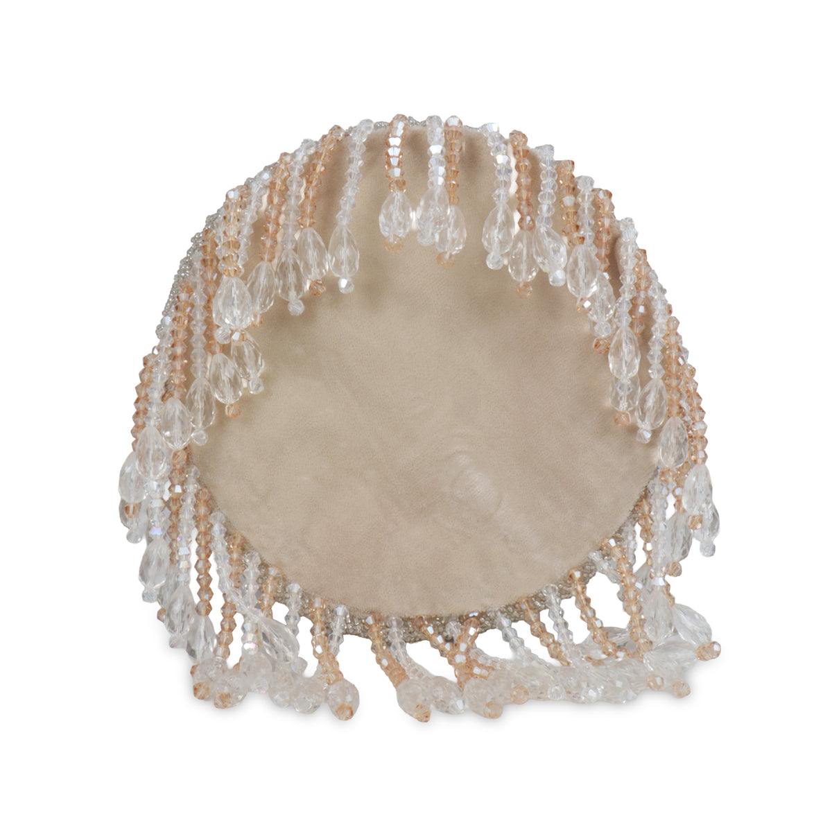 Magnolia Rose Gold Velvet Embellished Women Potli