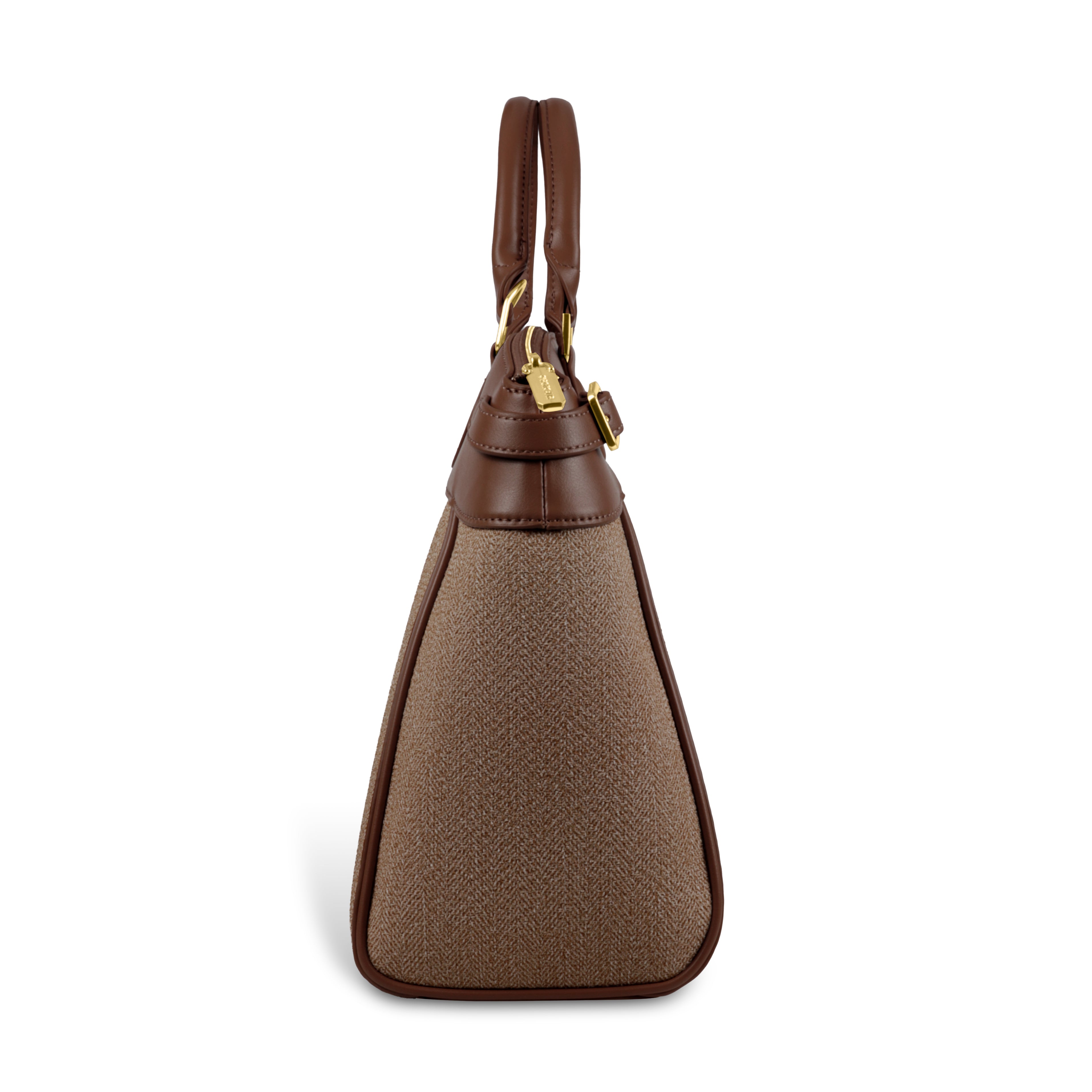 Trendy Leather Tote Bag with Detachable Shoulder Strap & Spacious Interior