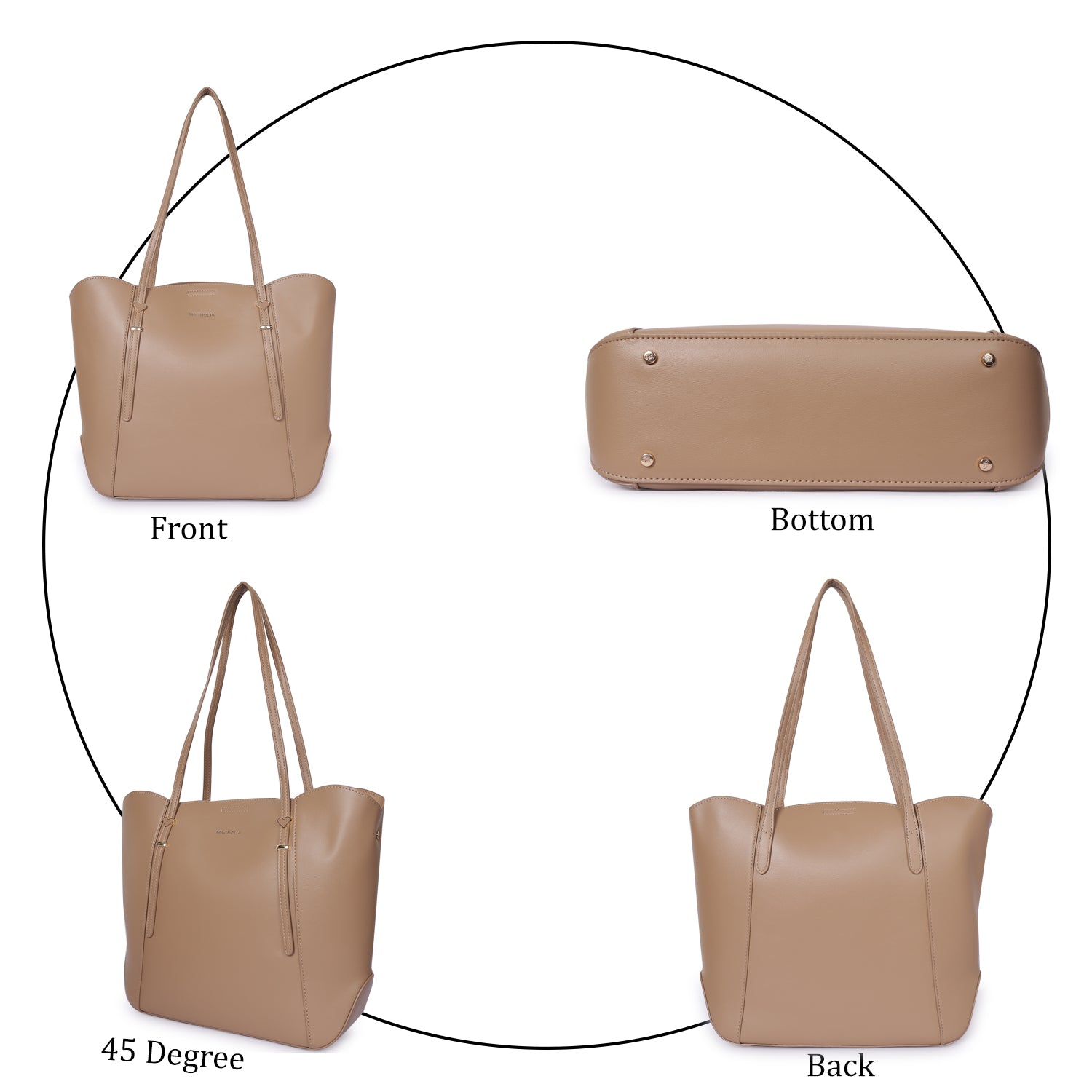 Magnolia Classic Trio Tote Light Brown