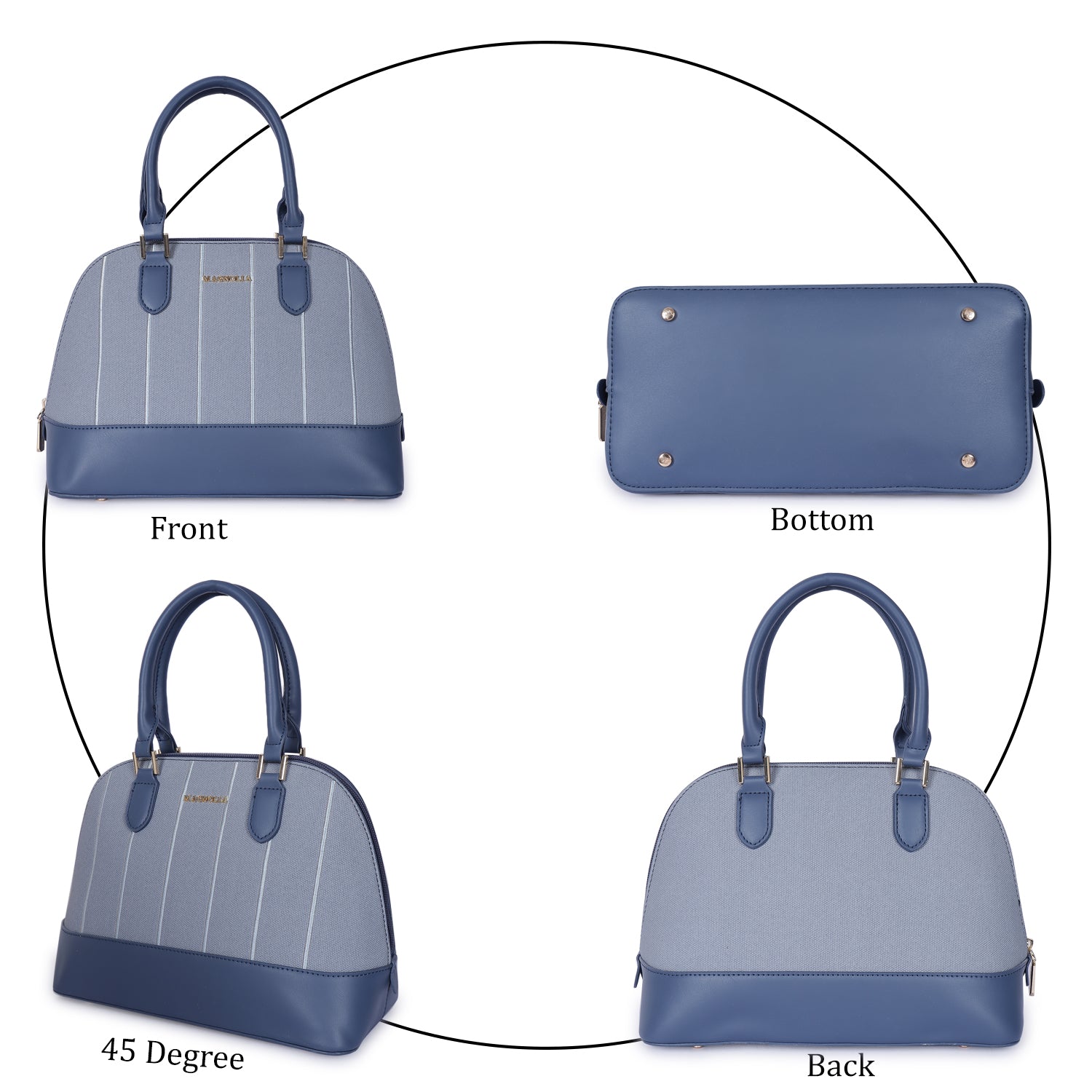 Magnolia City Satchel Blue