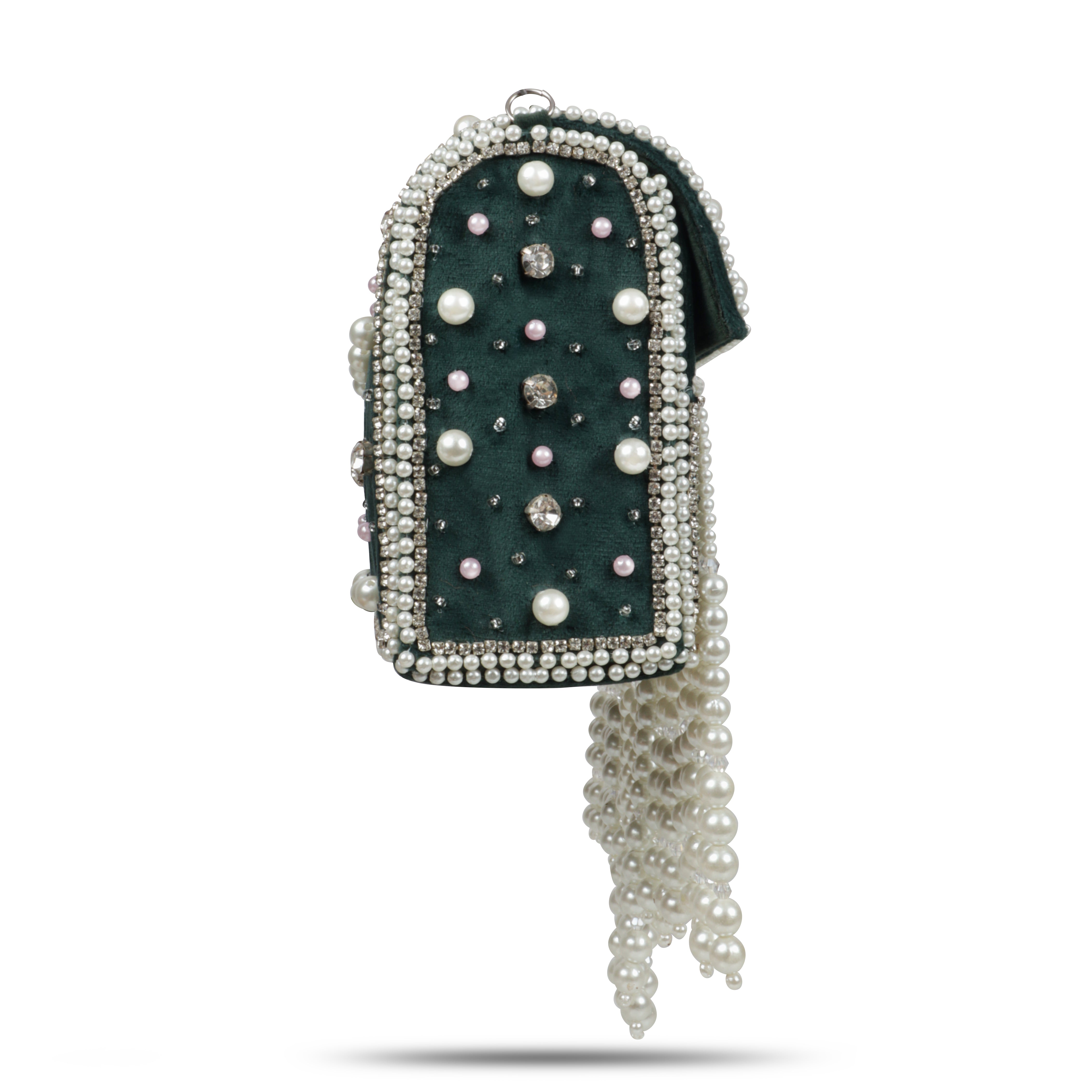 Traditional Potli Style Handbag with Beadwork