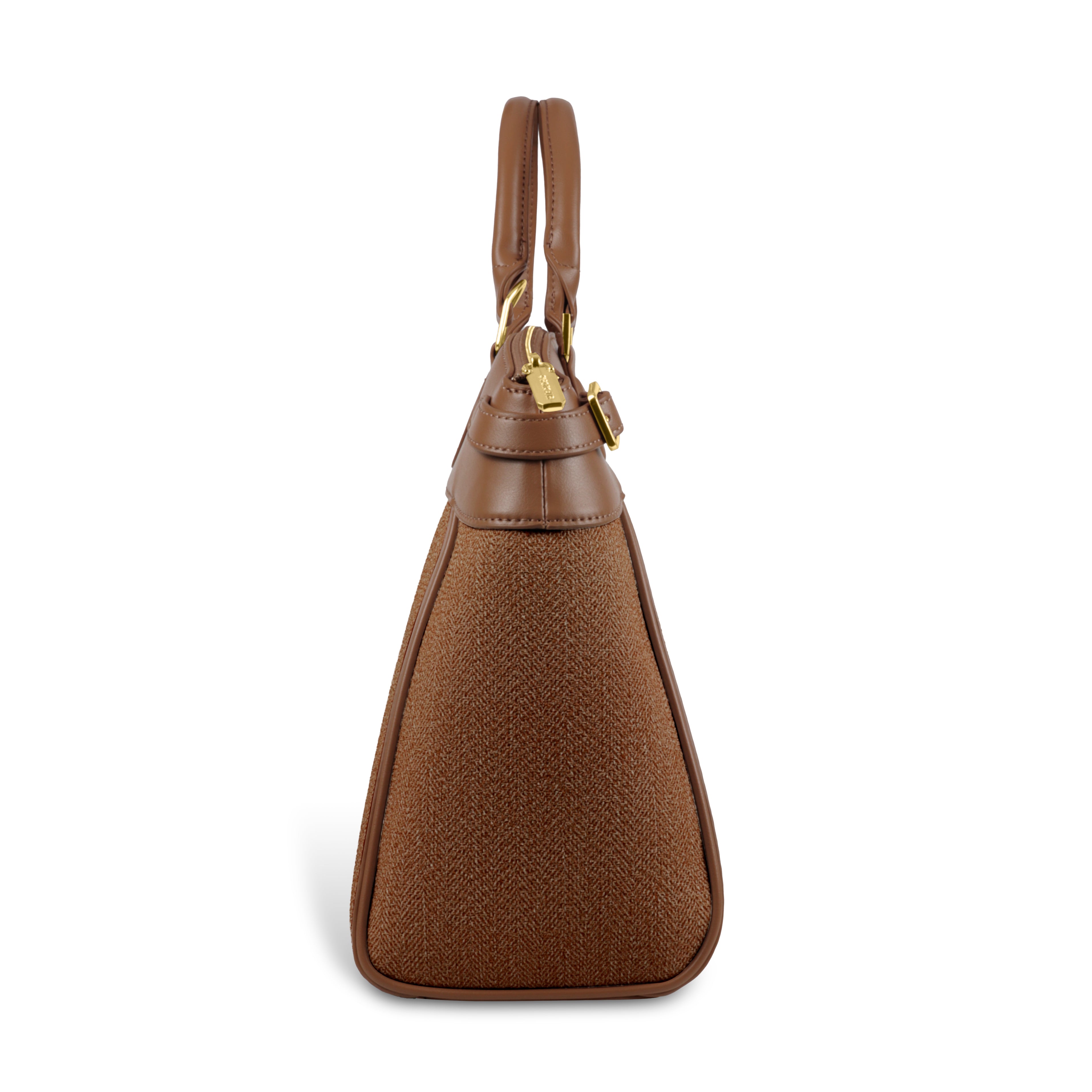 Trendy Leather Tote Bag with Detachable Shoulder Strap & Spacious Interior