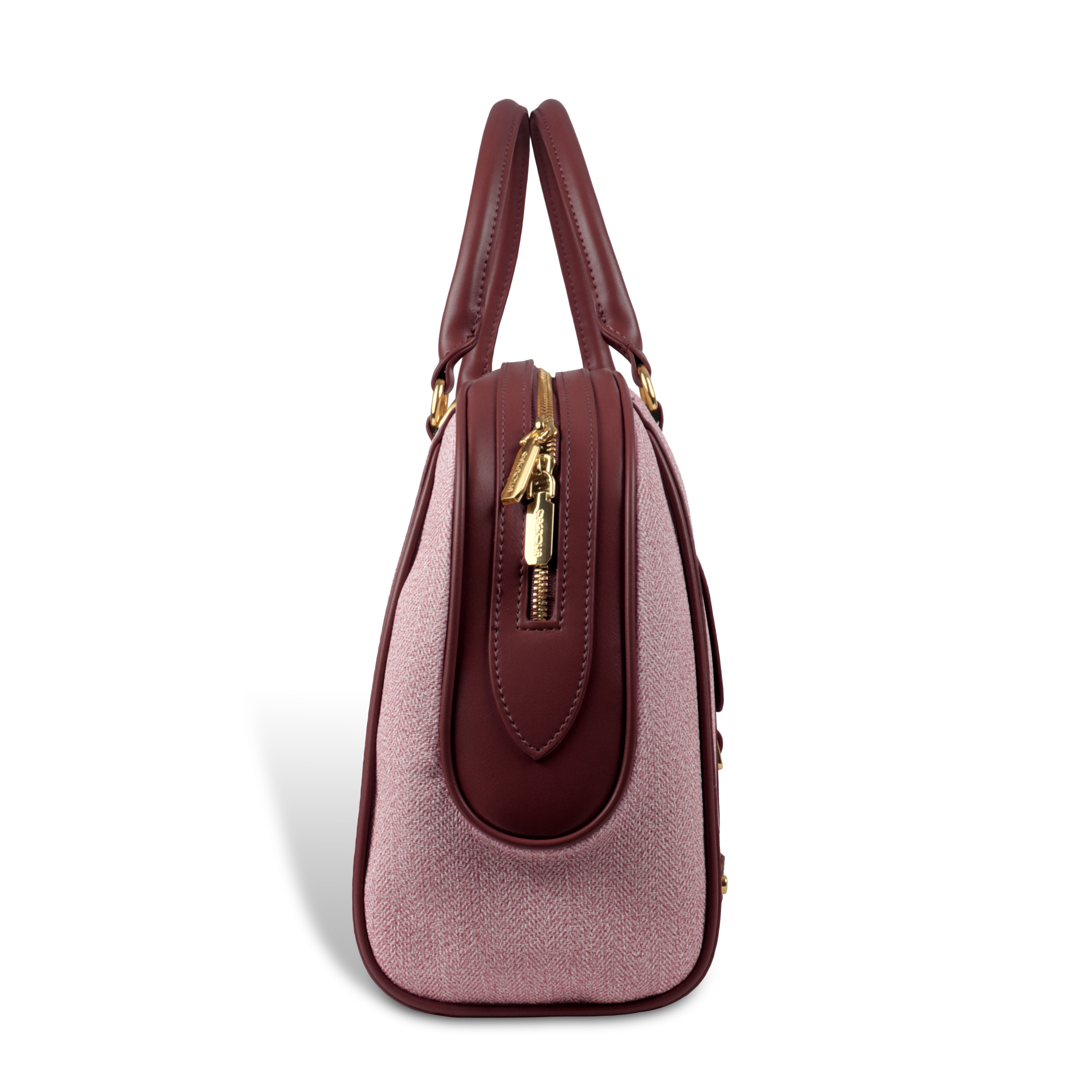 Magnolia Elegant Leatherette Handbag for Women with Detachable Strap