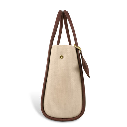 Premium Tote Handbag with Star Charm & Dual Handle Design