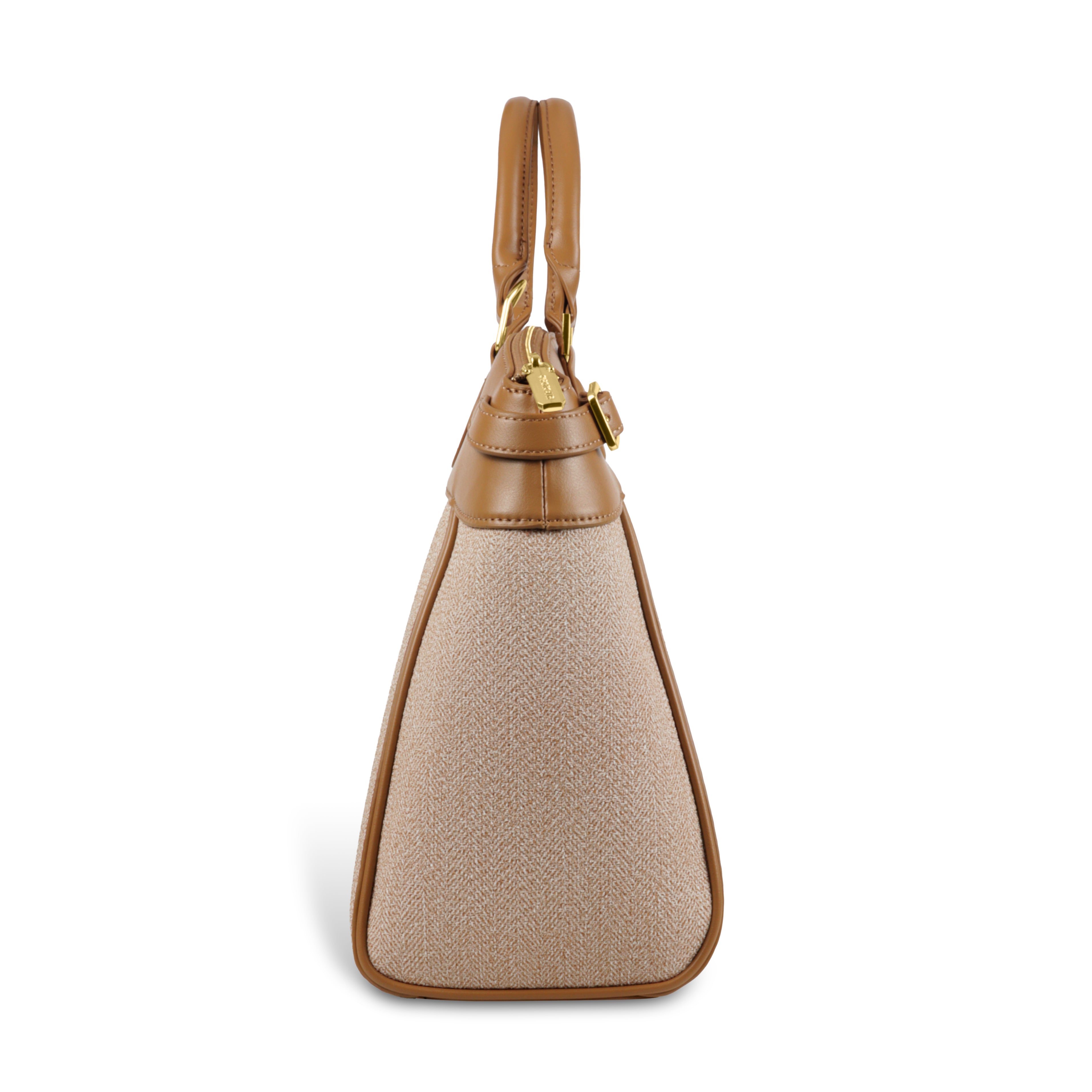 Trendy Leather Tote Bag with Detachable Shoulder Strap & Spacious Interior