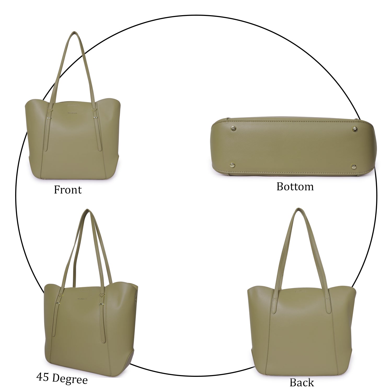 Magnolia Classic Trio Tote Olive Green