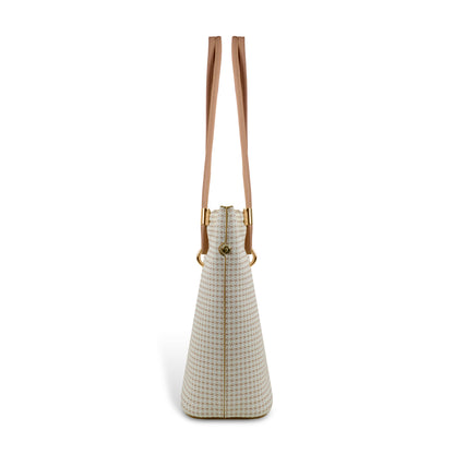 Magnolia Stylish Textured Tote Bag for Women with Spacious Compartments