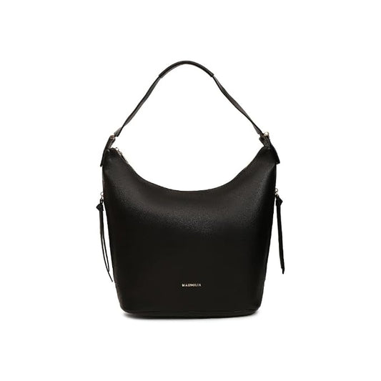 Magnolia Black PU Leather Solid One Size Women Tote