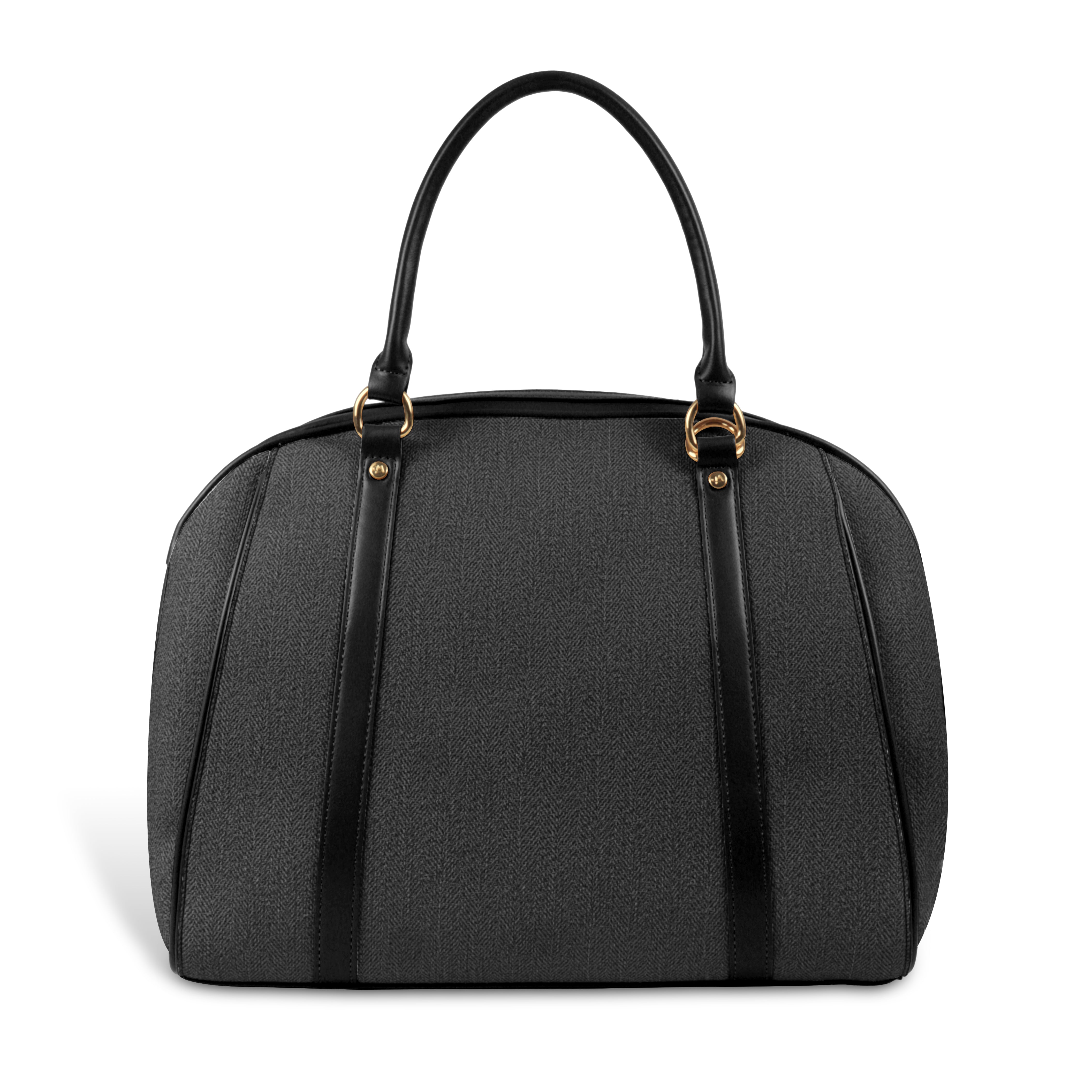 Magnolia Elegant Leatherette Handbag for Women with Detachable Strap