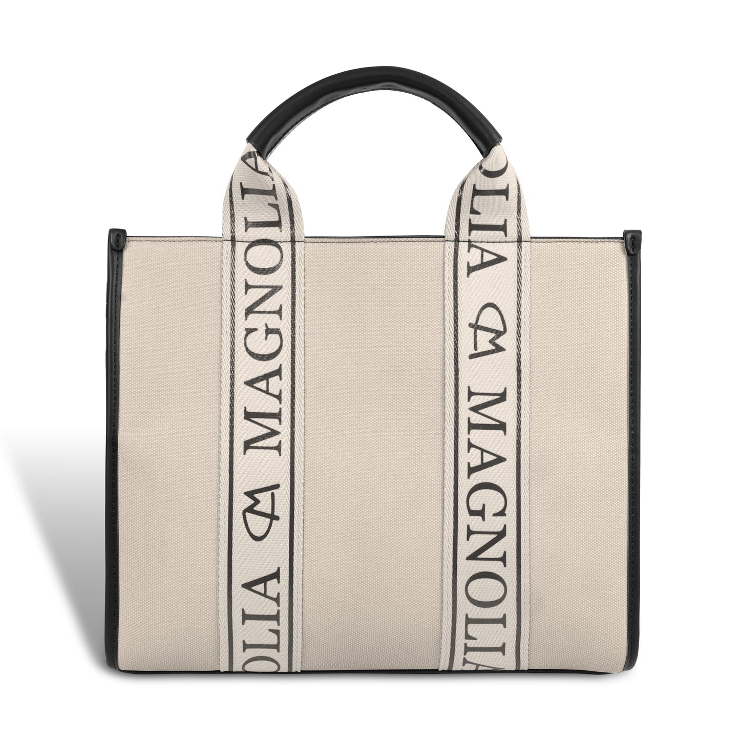 Magnolia® Premium Faux Leather Handbag – 10L Spacious Everyday & Office Bag | Beige